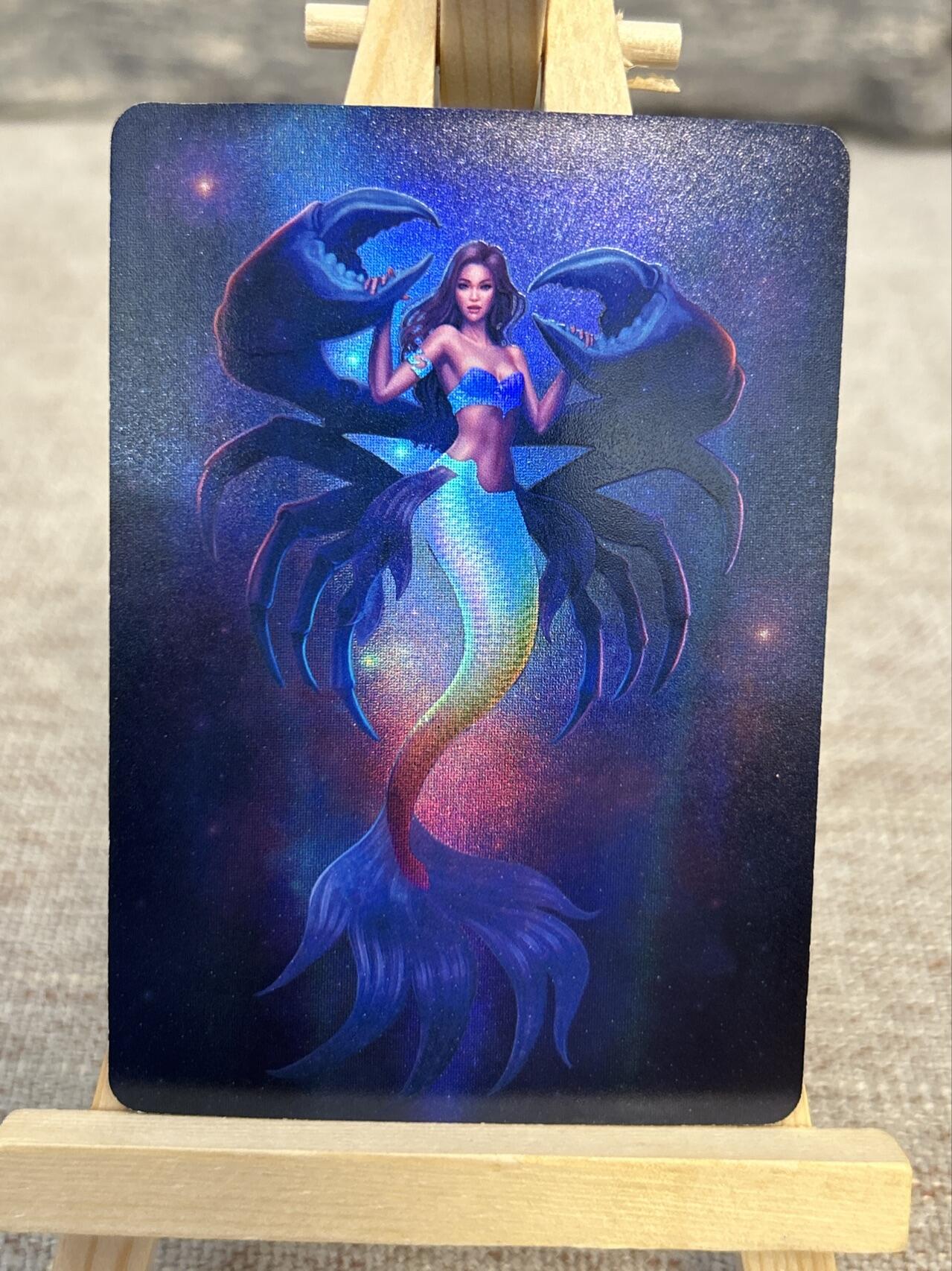 喜灰玩卡拍卖第五期，接拍品0佣金，欢迎送拍，释放现金流，让自己有资金可以购买更多喜欢的卡牌，让别的卡友能淘到更多心仪的卡牌 星座卡 彩闪一组 5张