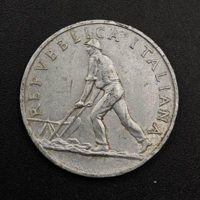 【淘币小摊】实时拍第八百七十四拍   银币散币场    每周一统一发货 - 意大利1949年2里拉铝币