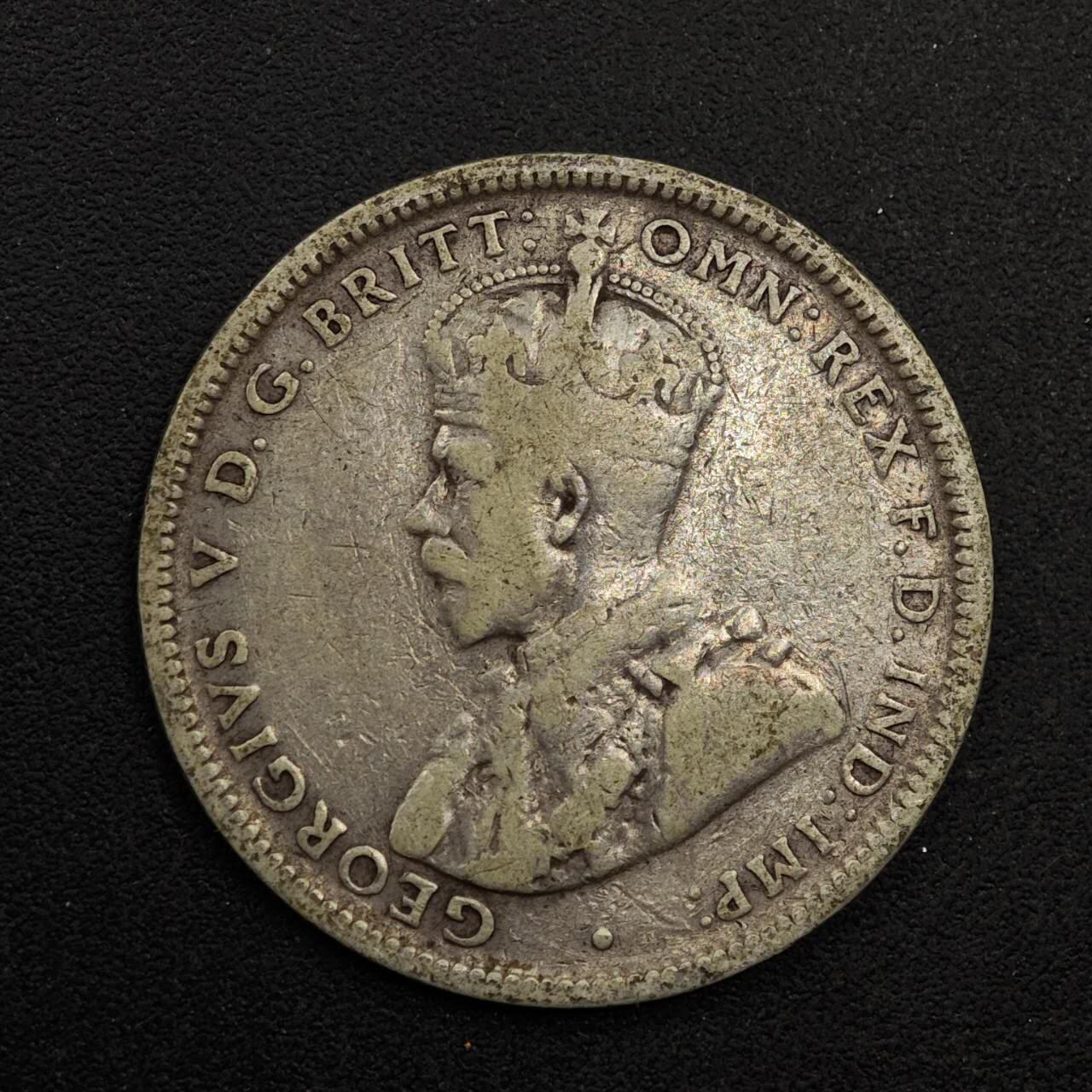 【淘币小摊】实时拍第八百七十四拍   银币散币场    每周一统一发货 澳大利亚1920年乔治五世一先令银币