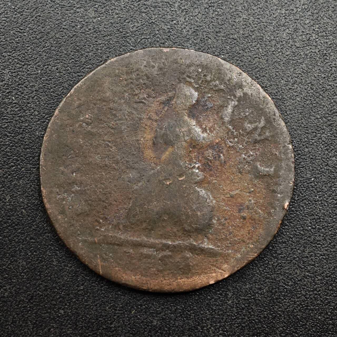 【淘币小摊】实时拍第八百七十四拍   银币散币场    每周一统一发货 英国1754年乔治二世法新铜币