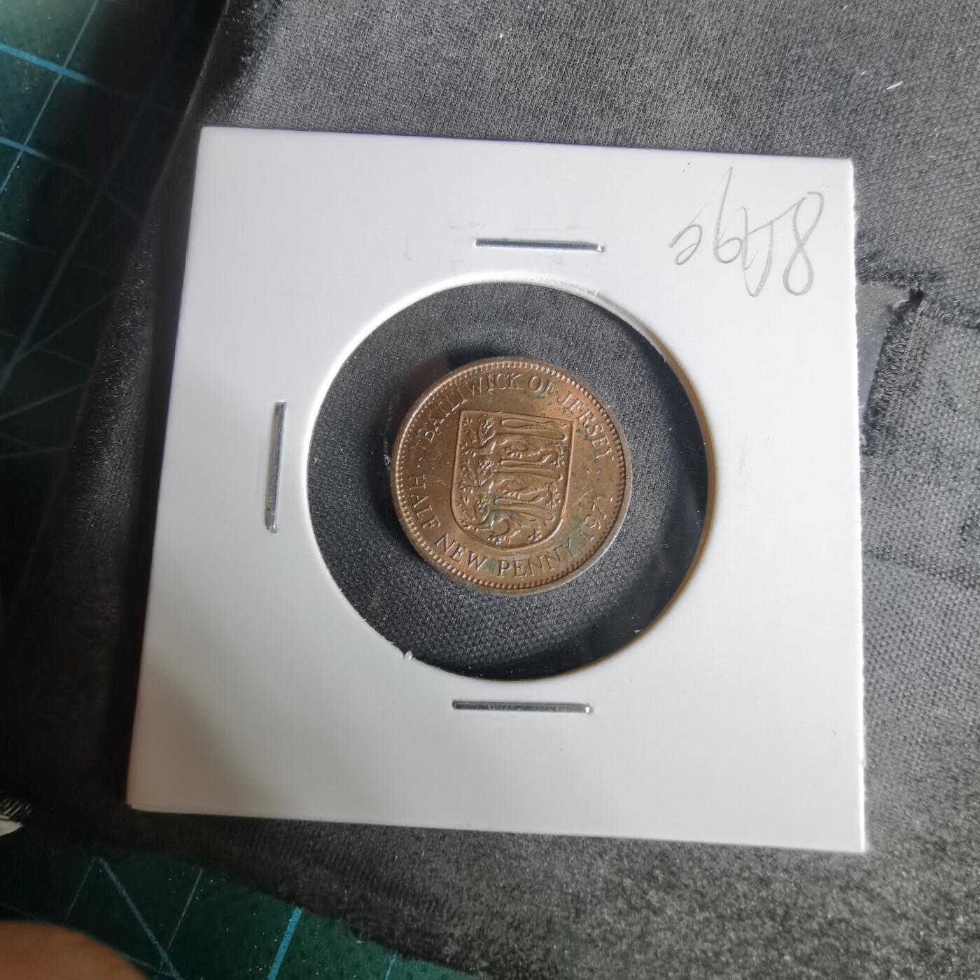 沼泽如烟--第1006场 泽西1971年半便士