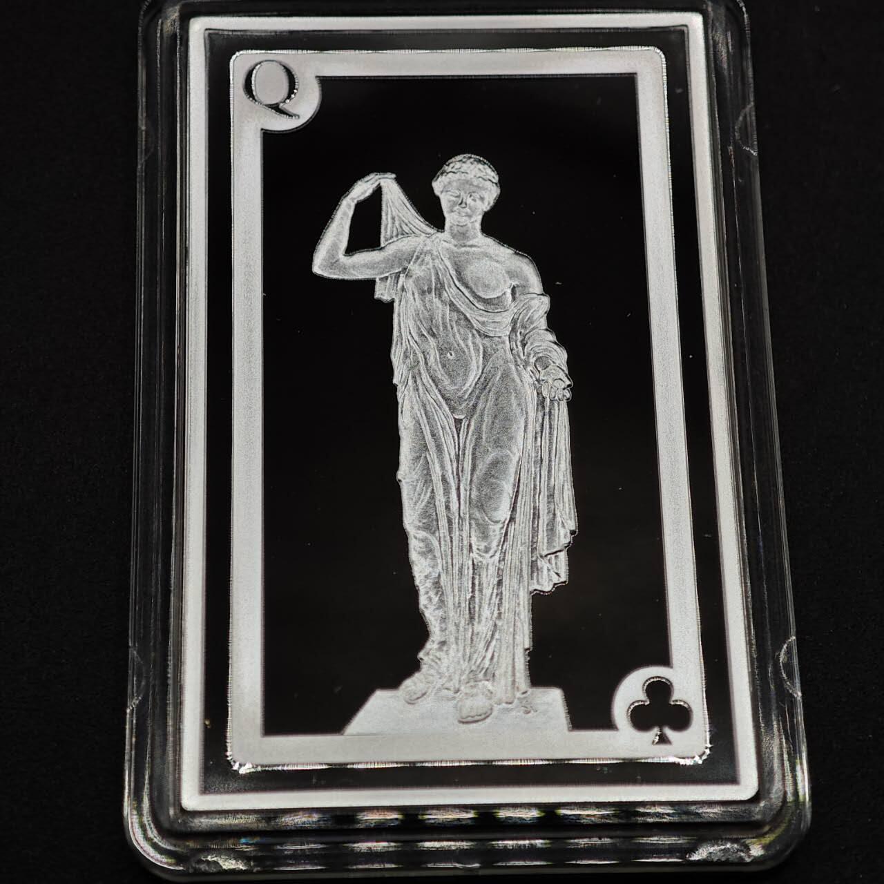 【淘币小摊】实时拍第八百七十三拍   银币套币场    每周一统一发货 喀麦隆2016年2500中非法郎部分彩色精制银币 同花顺-草头Q 17.5克999银 发行量：599 盒证全