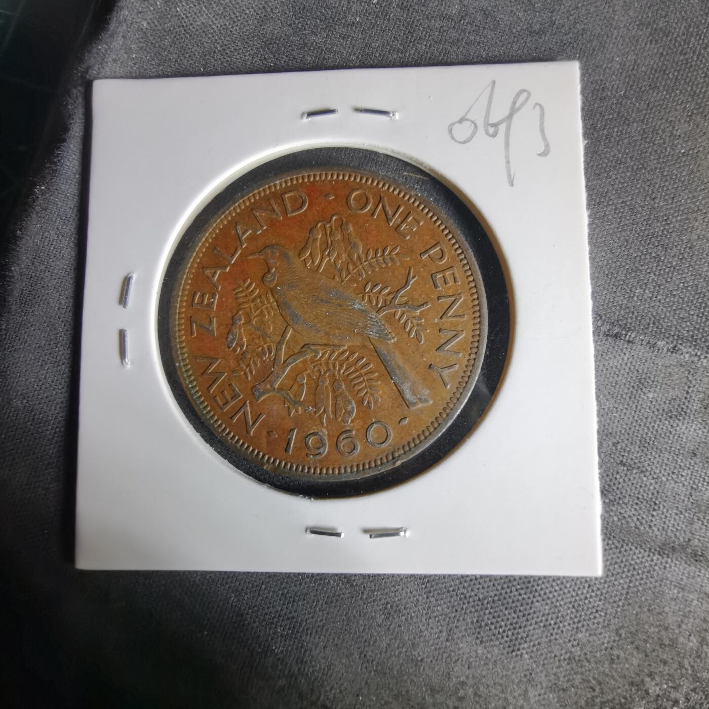 沼泽如烟--第1006场 新西兰1960年1便士