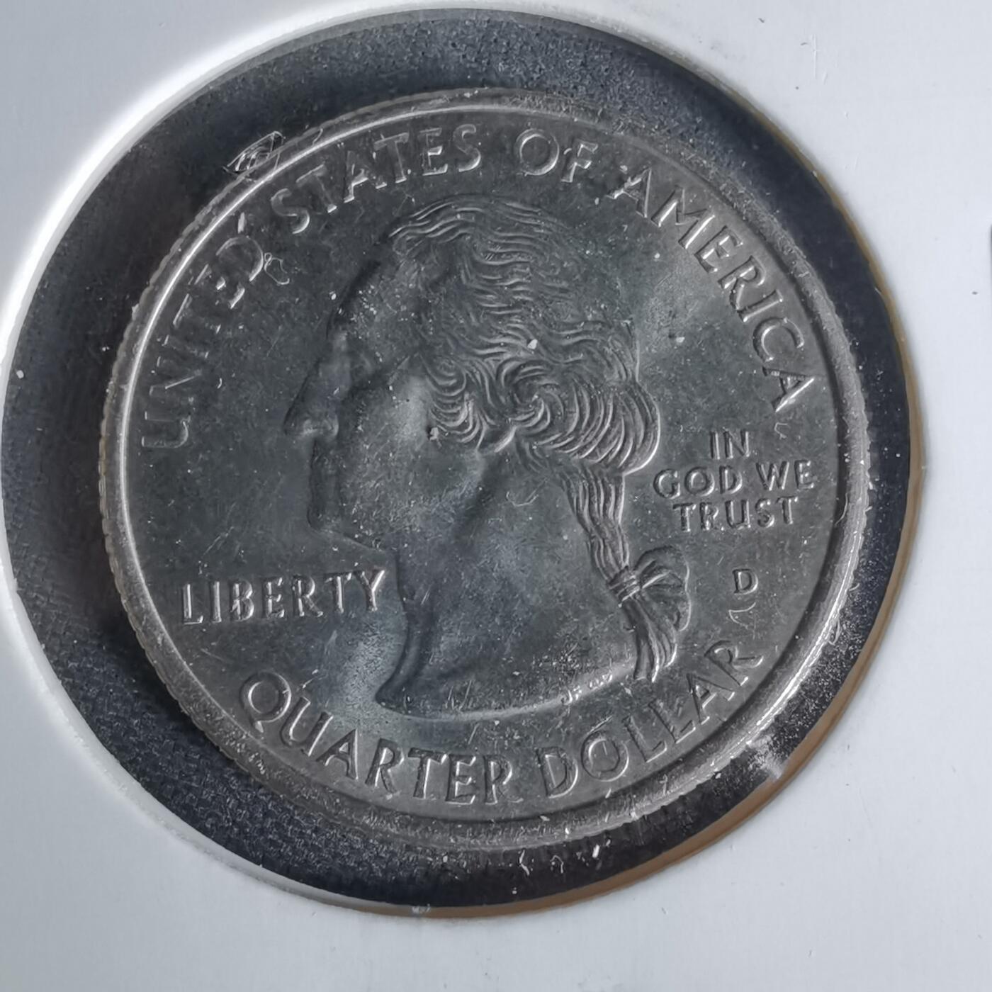 沼泽如烟--第1006场 美国1999年25分纪念币