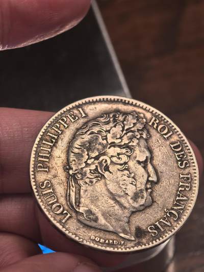 欧洲铜章和回流杂项第一场 - 法国路易·菲利普一世 5法郎银币（1832年）