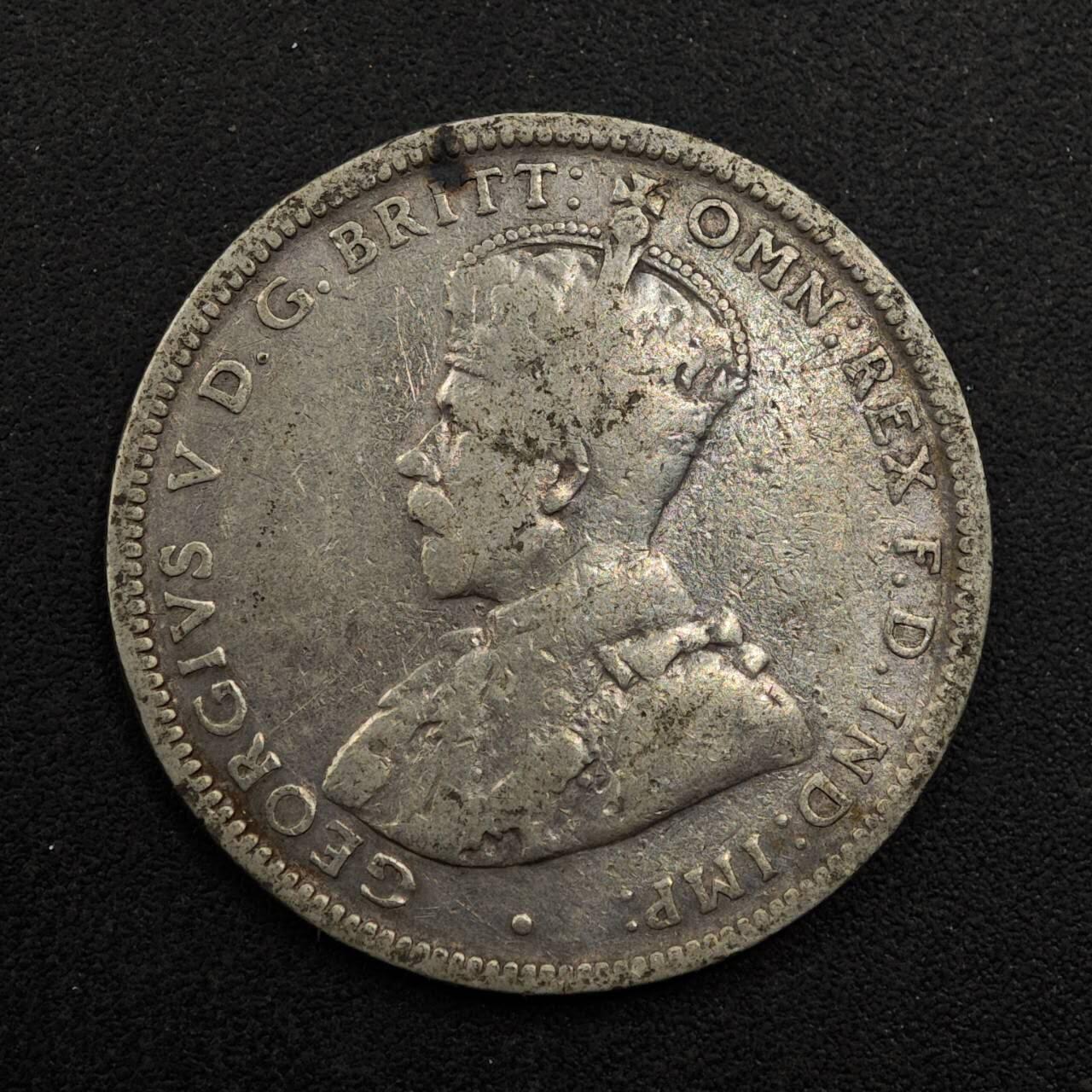 【淘币小摊】实时拍第八百七十四拍   银币散币场    每周一统一发货 澳大利亚1924年乔治五世一先令银币