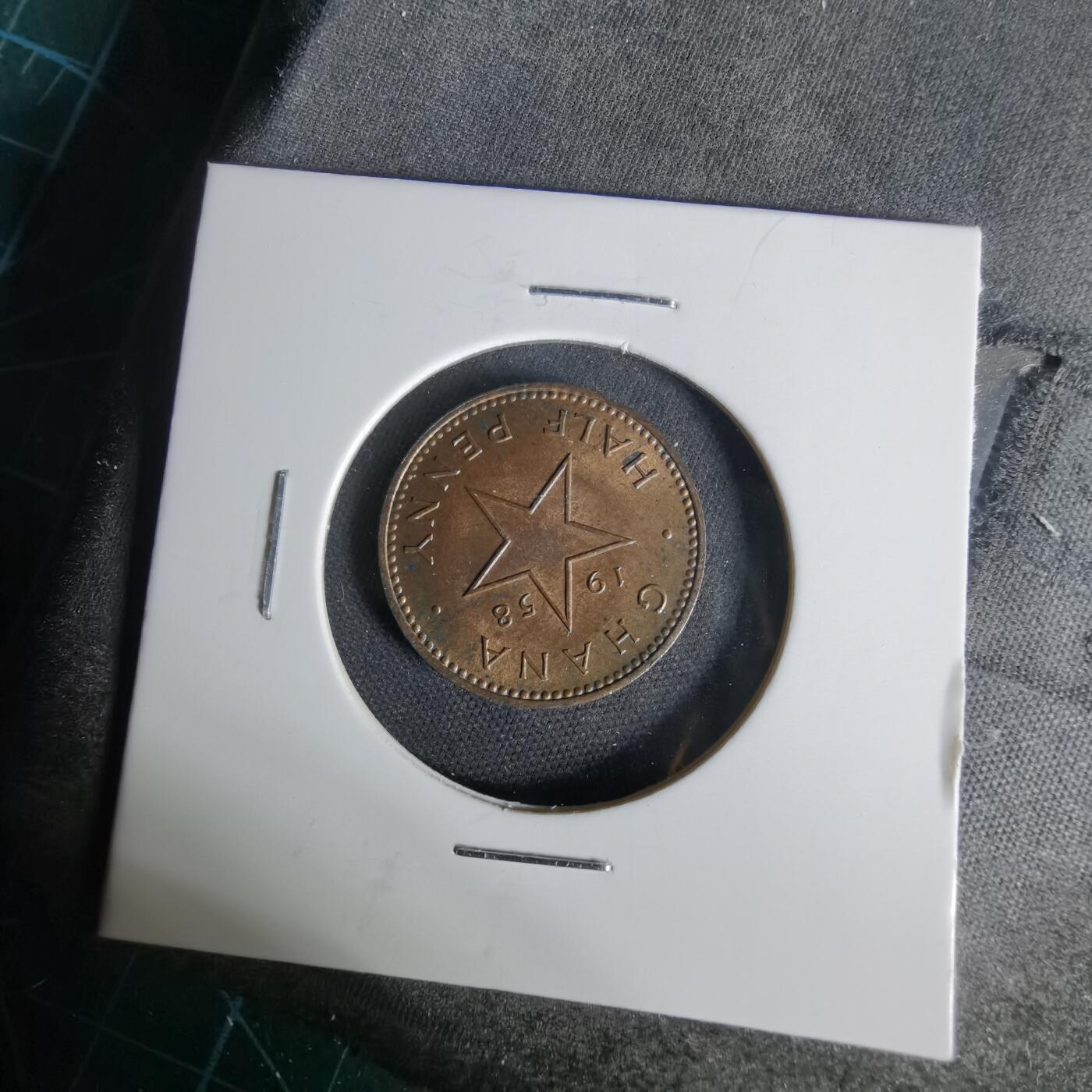 沼泽如烟--第1006场 加纳1958年半便士