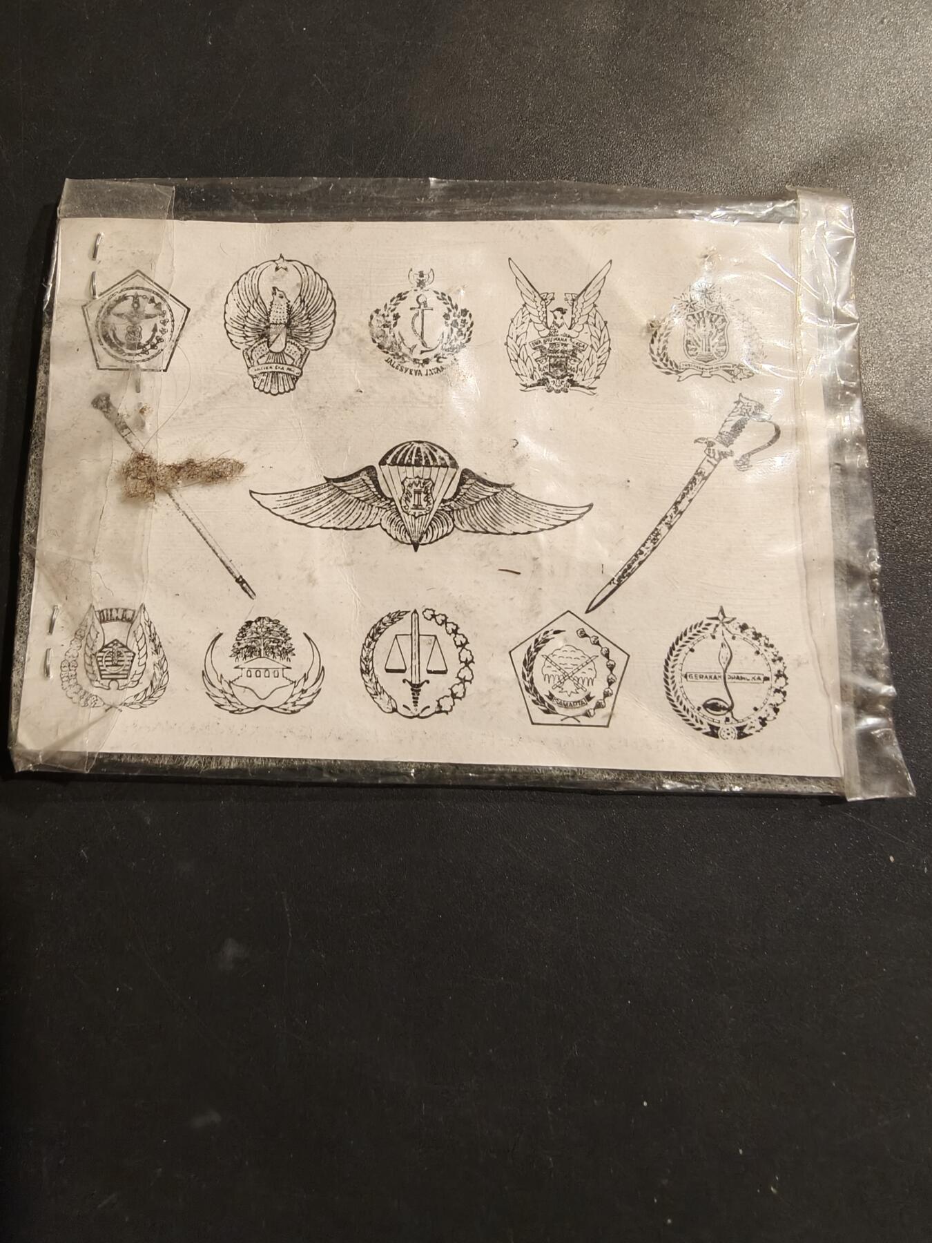 老王徽章第185期 印度尼西亚陆军高级伞降技能章