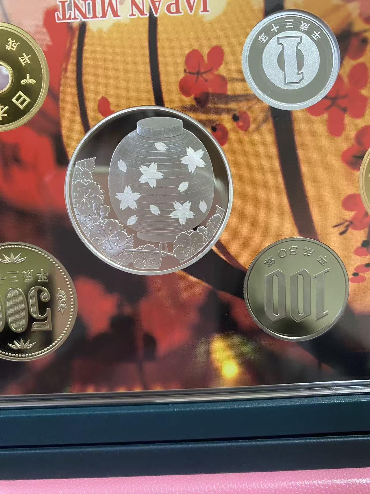 日本各大系列精装纪念套币 樱花套币（大提灯）