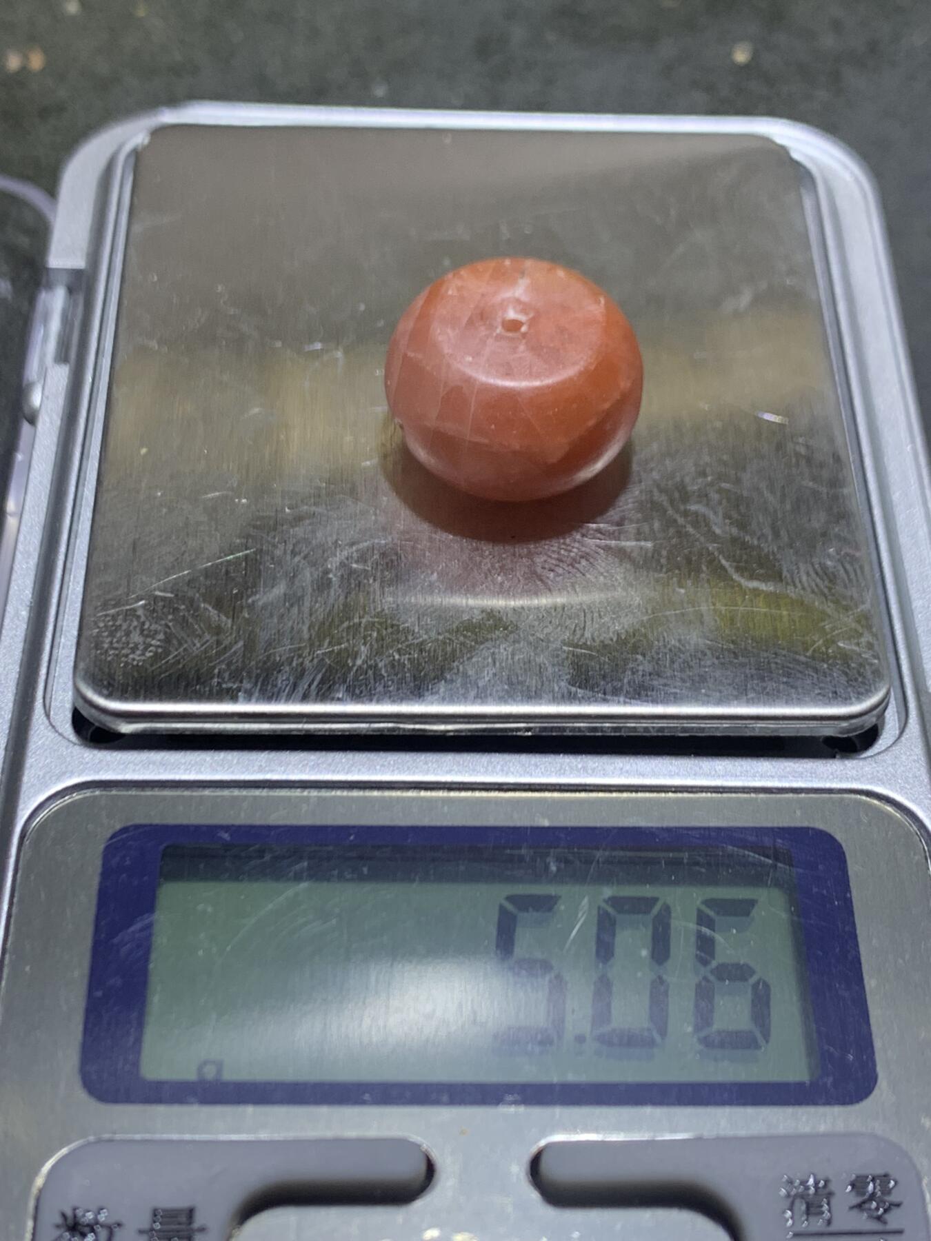 亚光保山南红玛瑙通货墩子一个