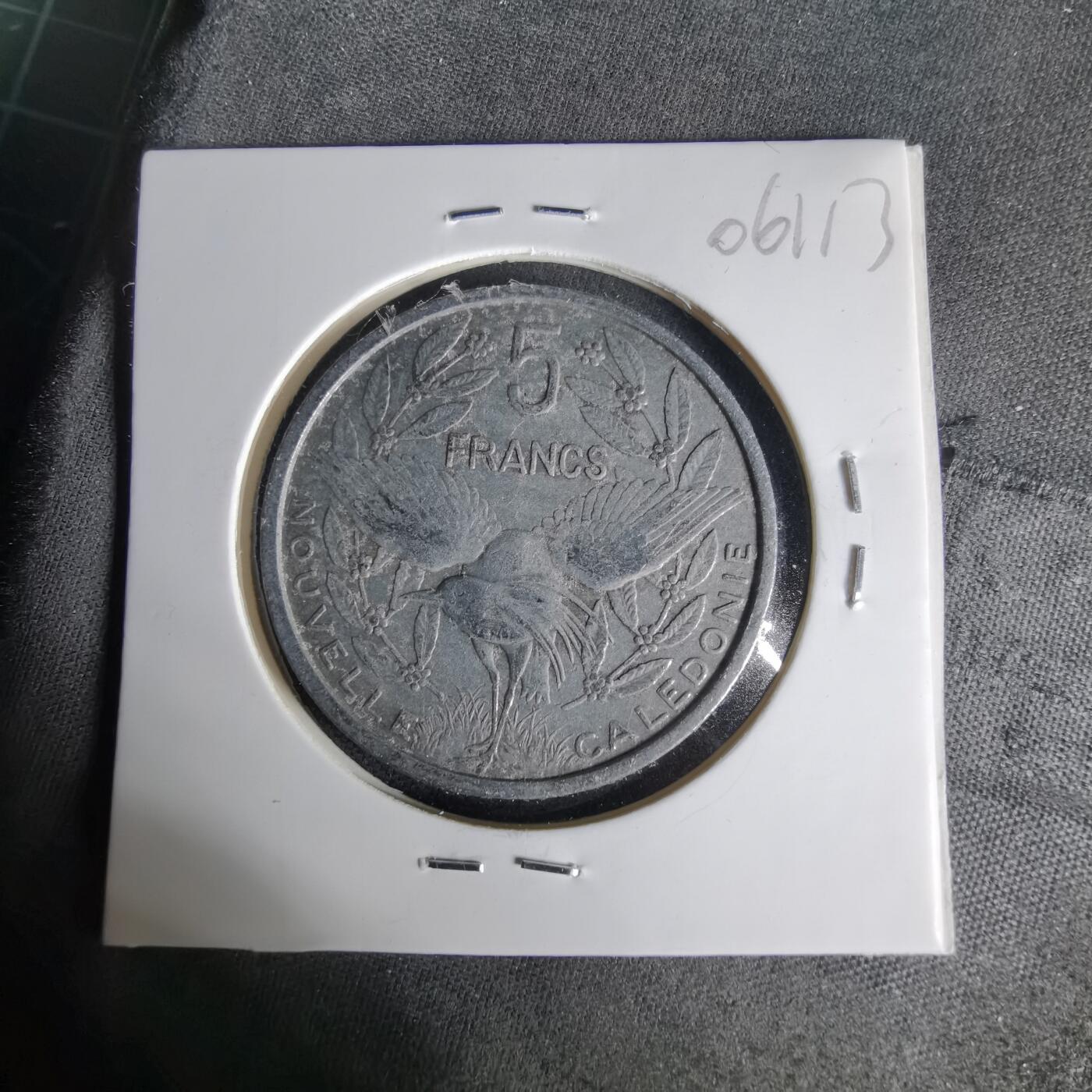 沼泽如烟--第1006场 法属新喀里多尼亚1952年5法郎