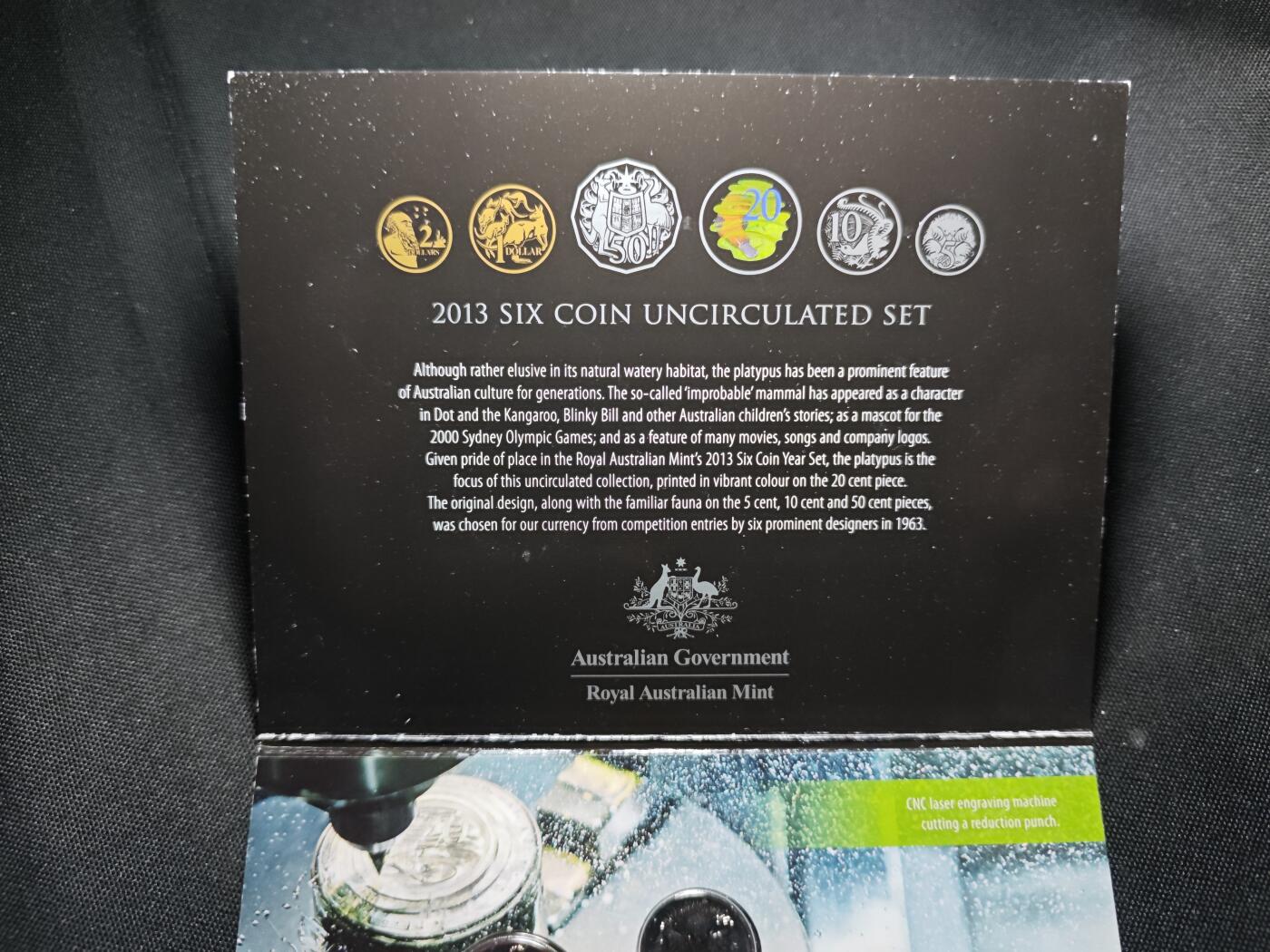 KK钱币收藏小铺   套币 批量/好品散币专场 2月预留时间 周末发货  2008澳大利亚官方发行 大小面值清年套币 含20分鸭嘴兽彩色币