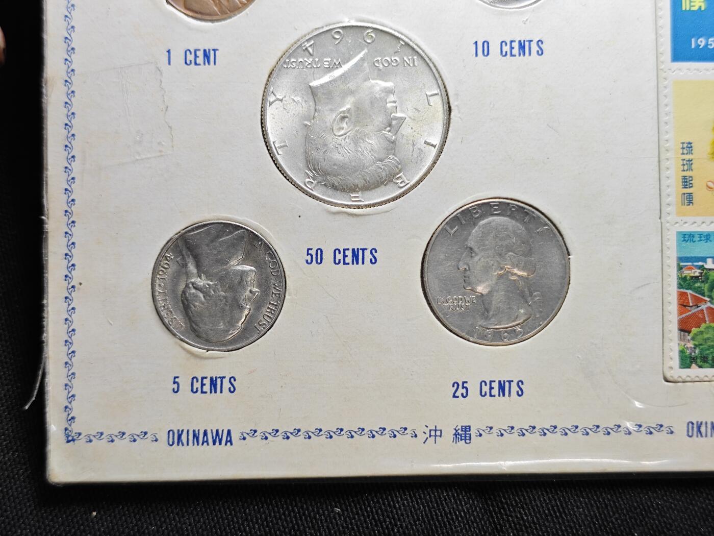 KK钱币收藏小铺   套币 批量/好品散币专场 2月预留时间 周末发货  美国套币 含肯尼迪1964年高银50分银币