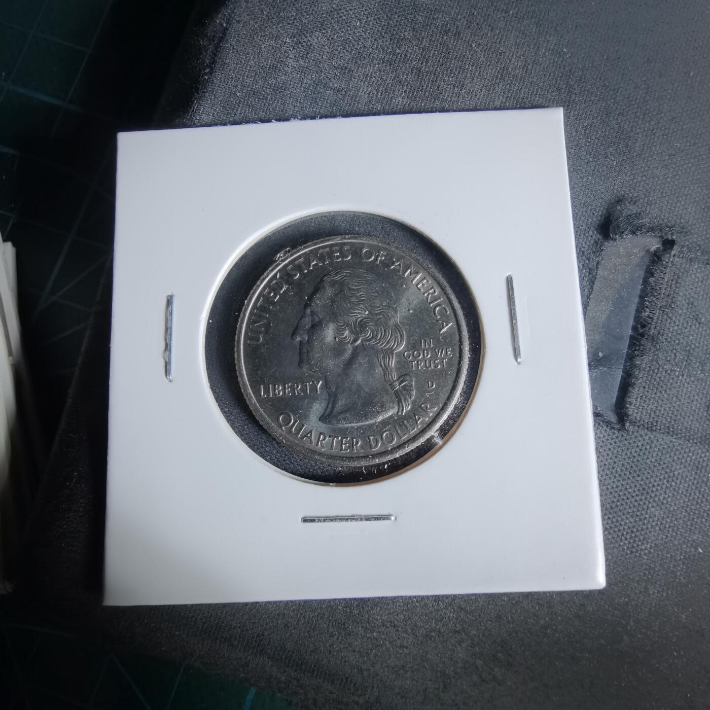 沼泽如烟--第1006场 美国1999年25分纪念币