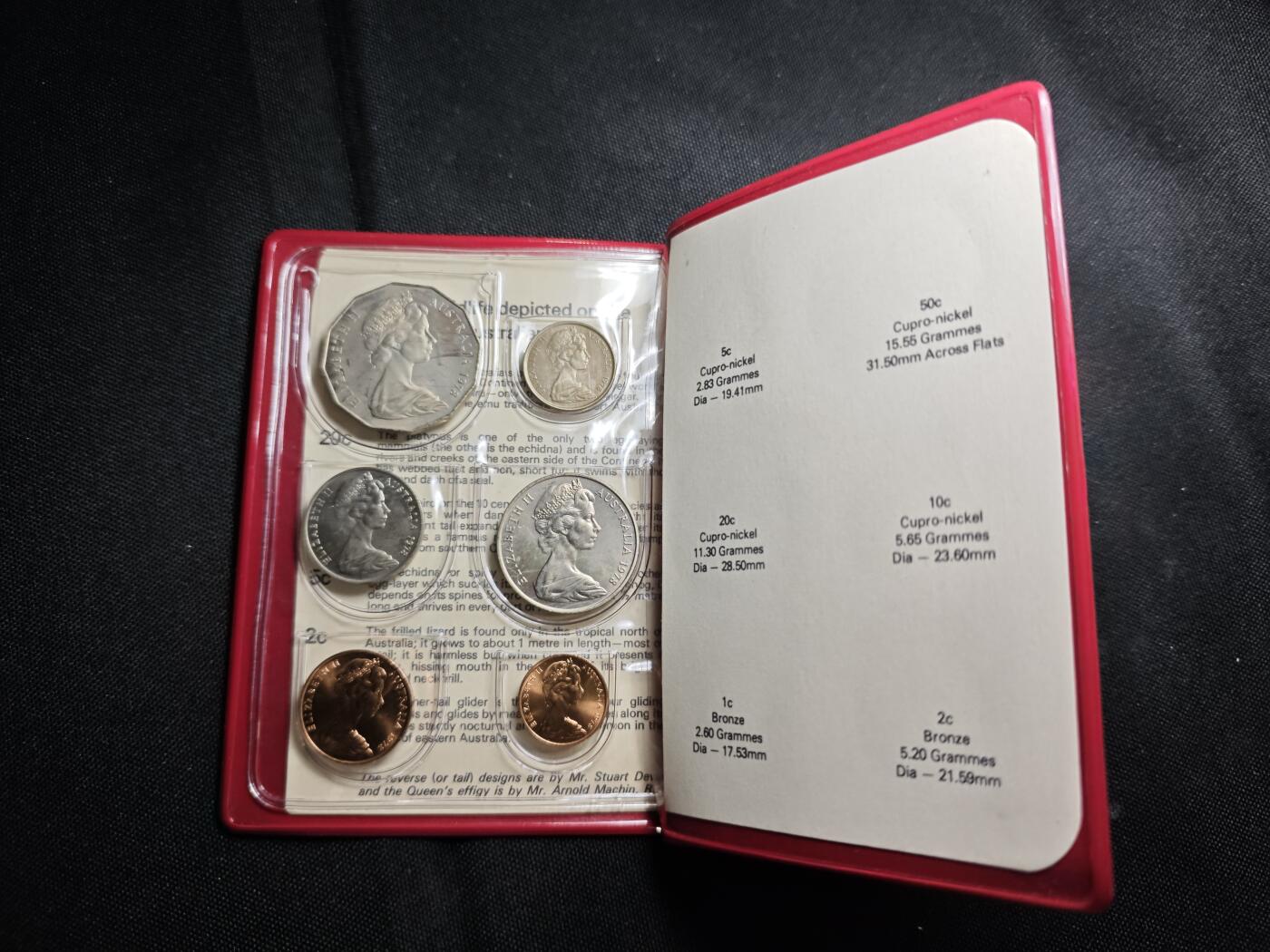 KK钱币收藏小铺   套币 批量/好品散币专场 2月预留时间 周末发货  1978澳大利亚大小面值清年一套 好品