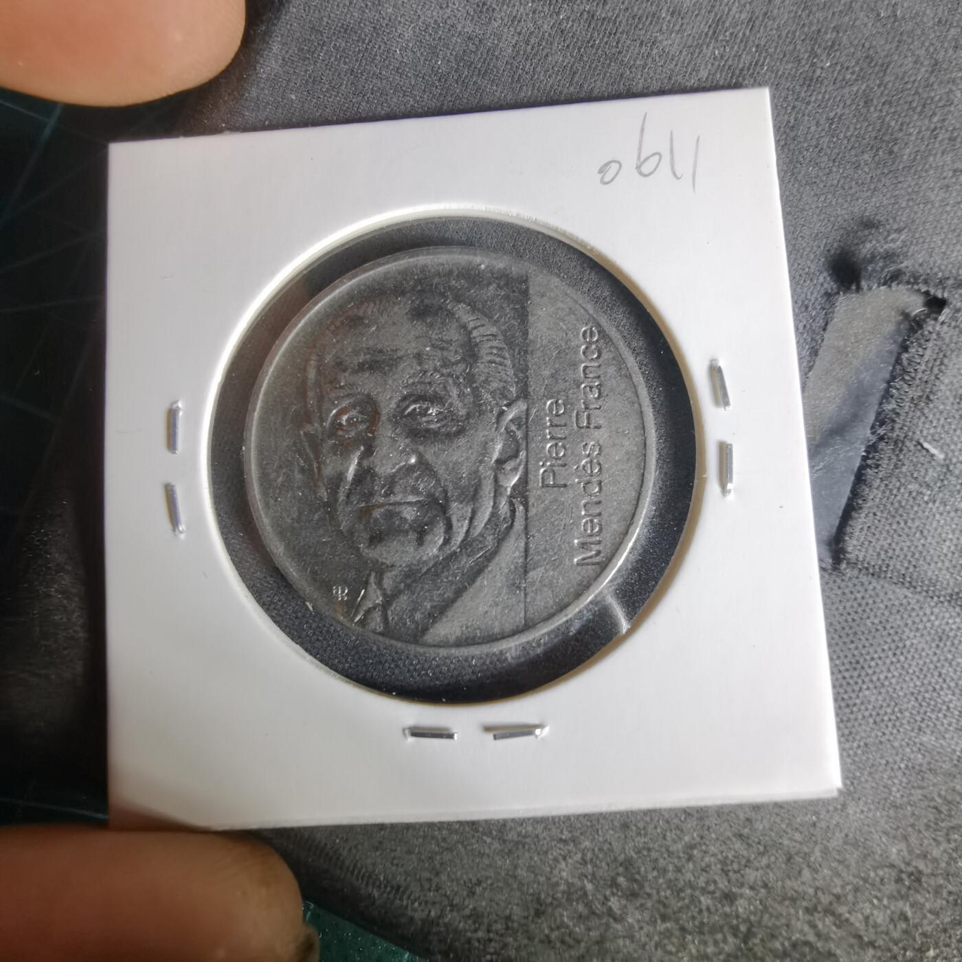 沼泽如烟--第1006场 法国1992年5法郎纪念币