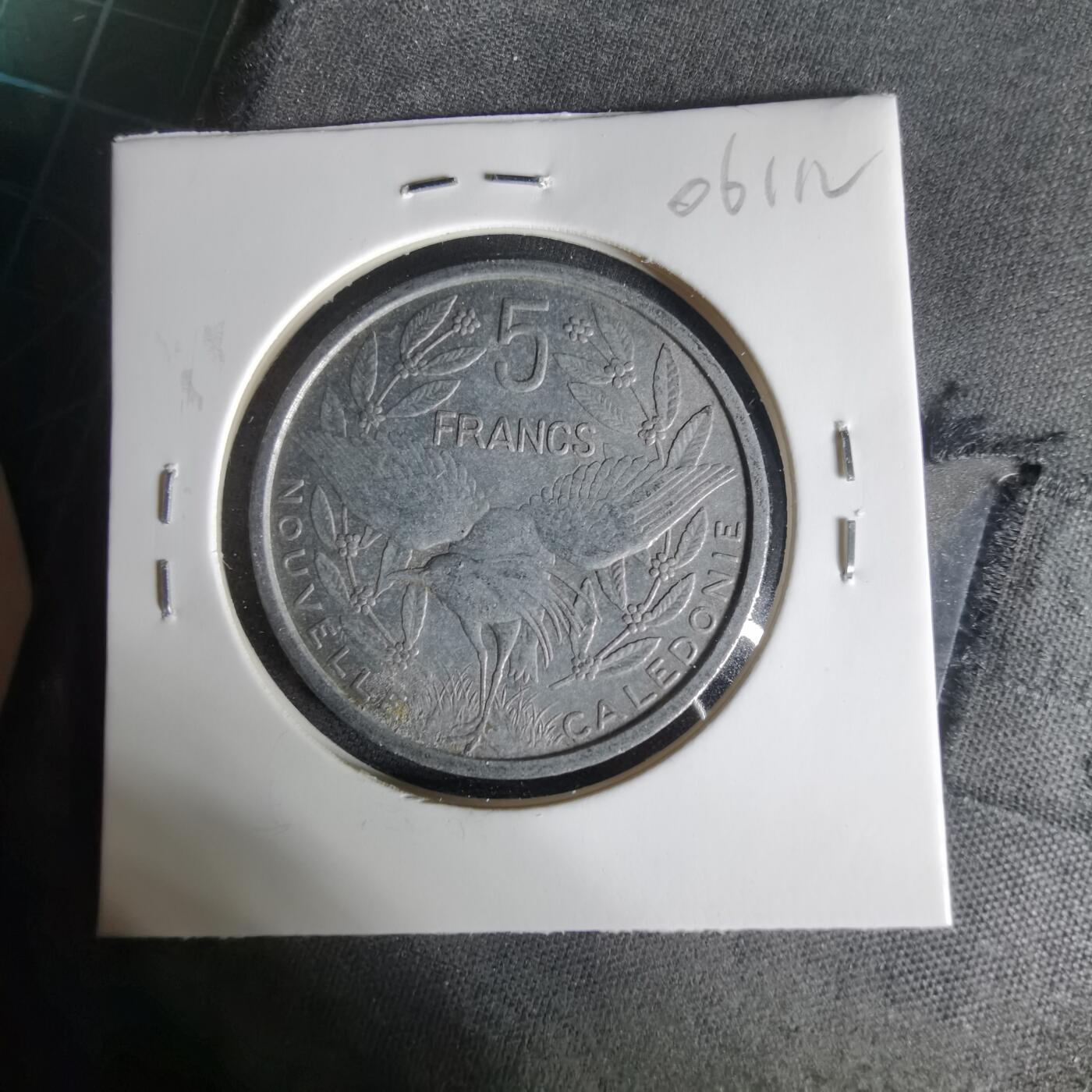 沼泽如烟--第1006场 法属新喀里多尼亚1952年5法郎