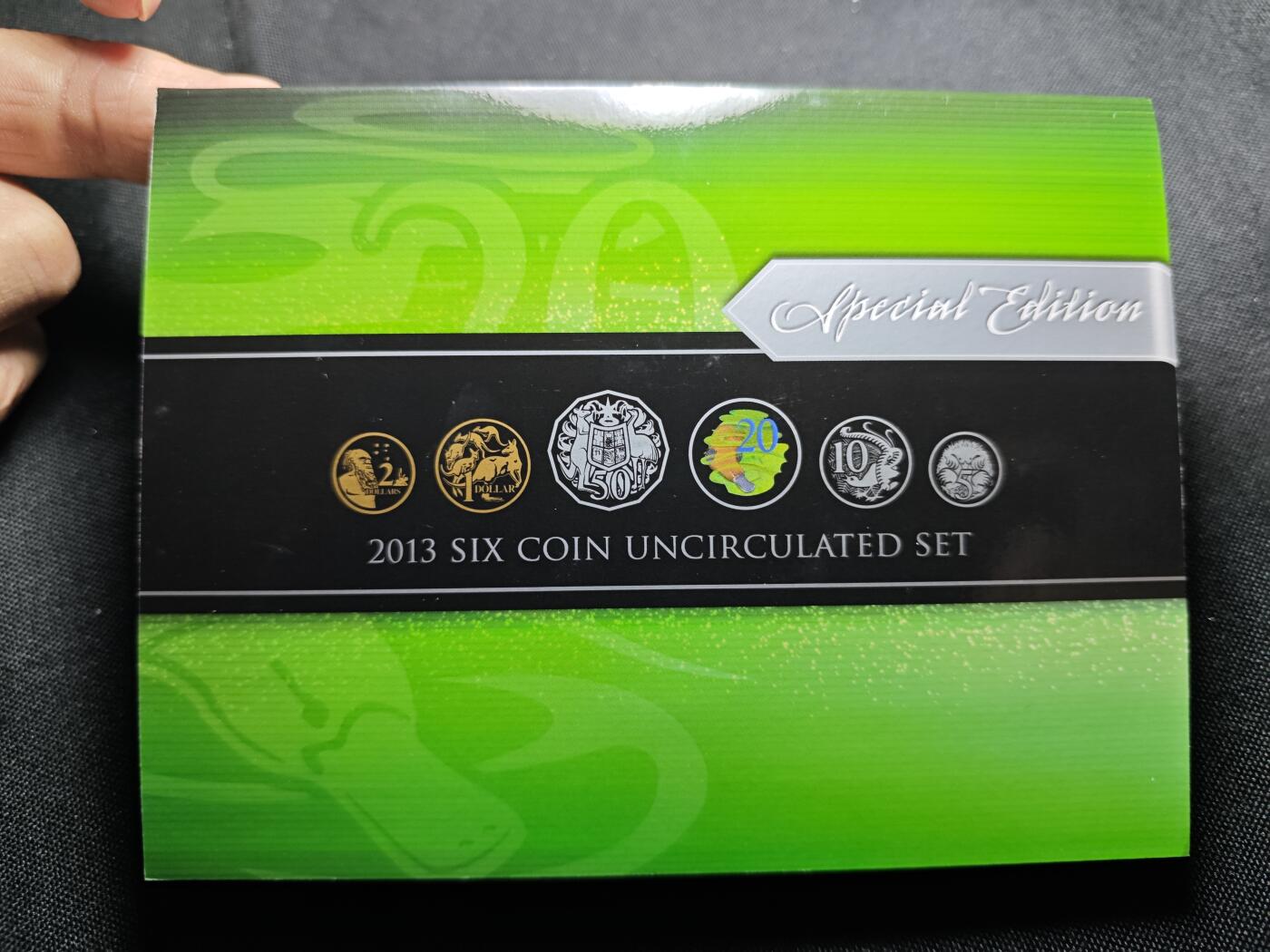 KK钱币收藏小铺   套币 批量/好品散币专场 2月预留时间 周末发货  2008澳大利亚官方发行 大小面值清年套币 含20分鸭嘴兽彩色币