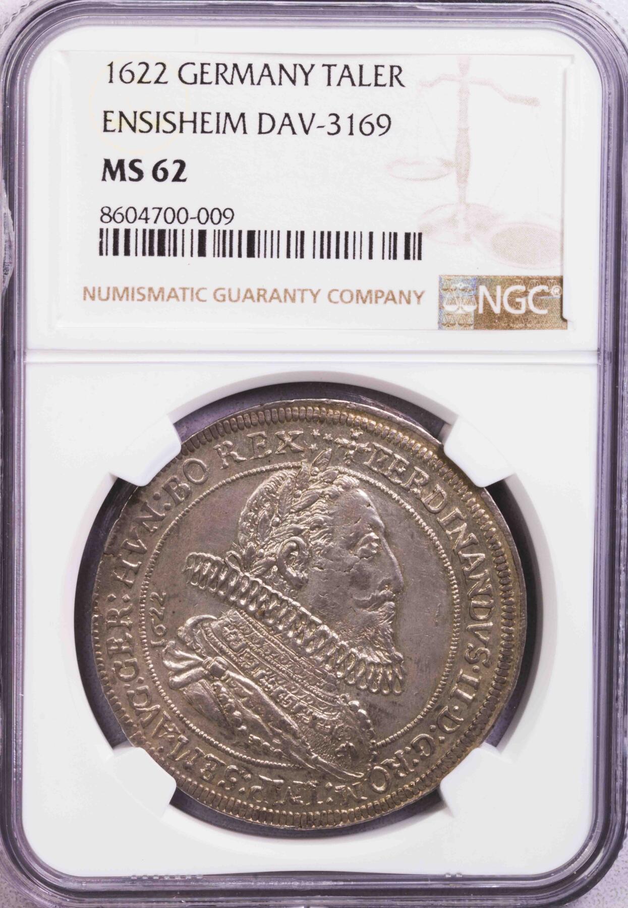 NGC-MS62 1622神罗上阿尔萨斯斐迪南二世泰勒 冠军少见