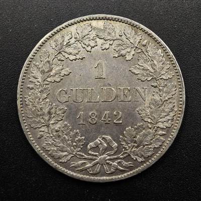 【淘币小摊】实时拍第八百七十三拍   银币套币场    每周一统一发货 - 德国1842年符腾堡1盾银币