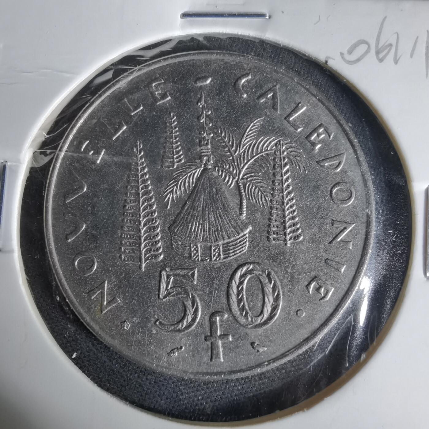 沼泽如烟--第1006场 法属新喀里多尼亚1967年50法郎