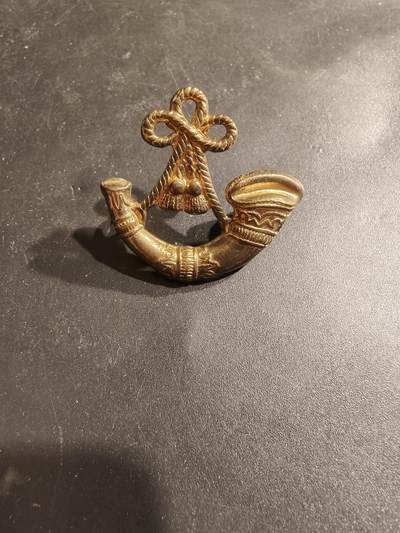 老王徽章第185期 - 英国牛津&白金汉郡步兵团帽徽    一战时期