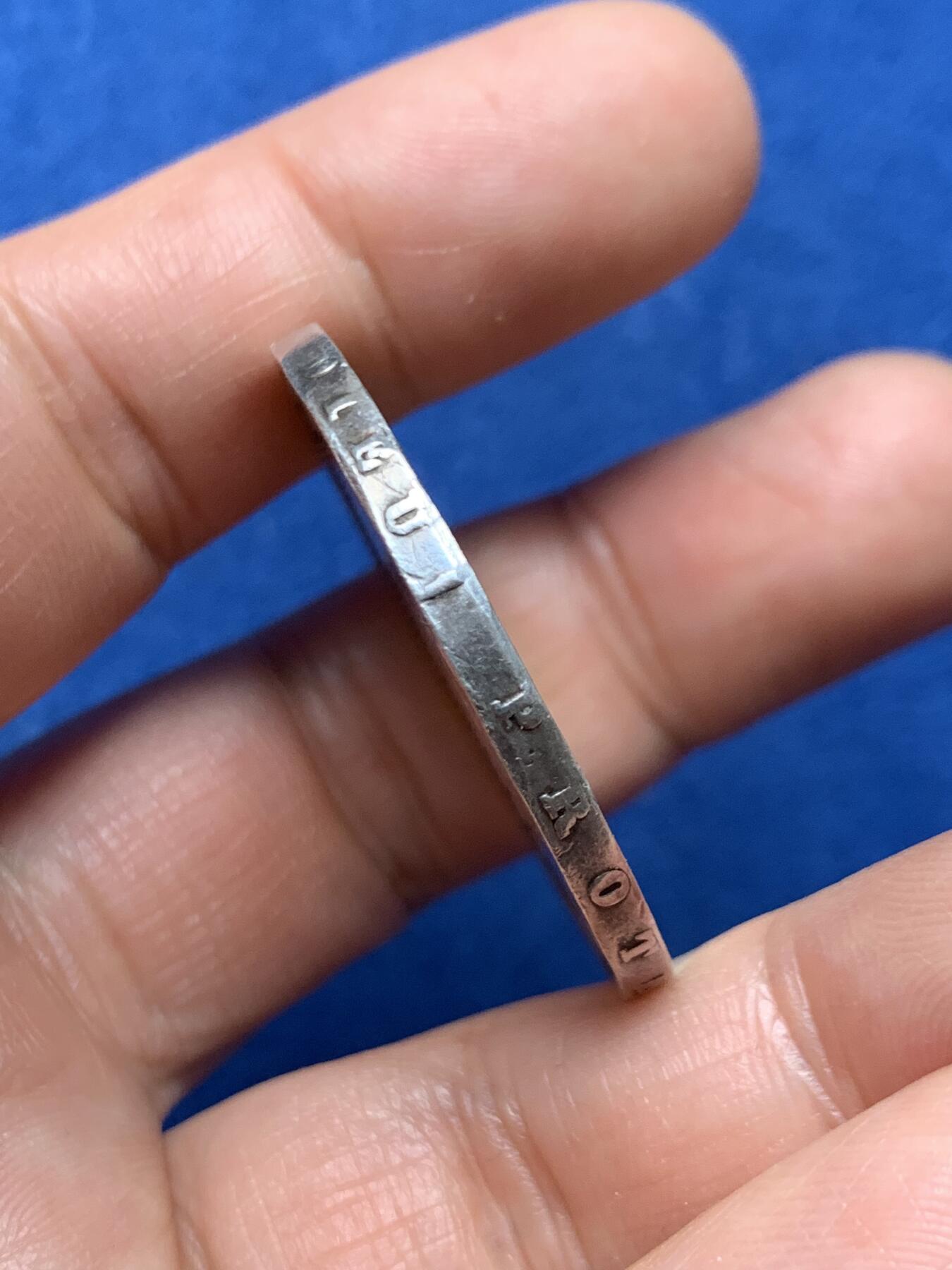 《竞宝斋》第466场 周日，周一 2场连拍 （全场包邮）欢迎送拍 比利时1873年利奥波德二世5法郎银币