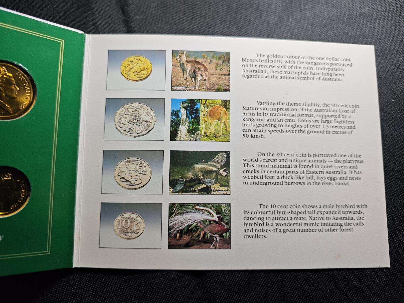 KK钱币收藏小铺   套币 批量/好品散币专场 2月预留时间 周末发货  1985澳大利亚大小面值清年套币