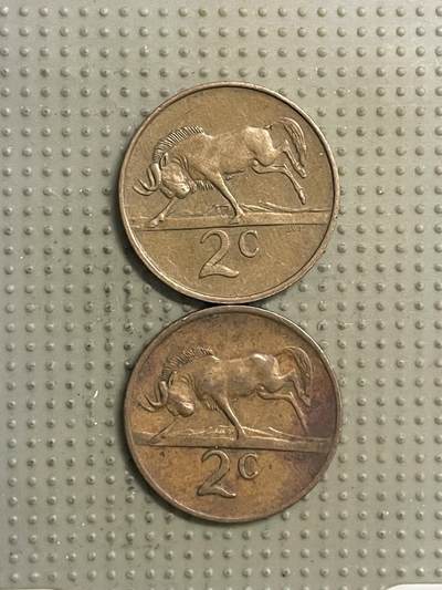 2026年第29场各国散币拍卖（总第179场） - 南非2分2枚