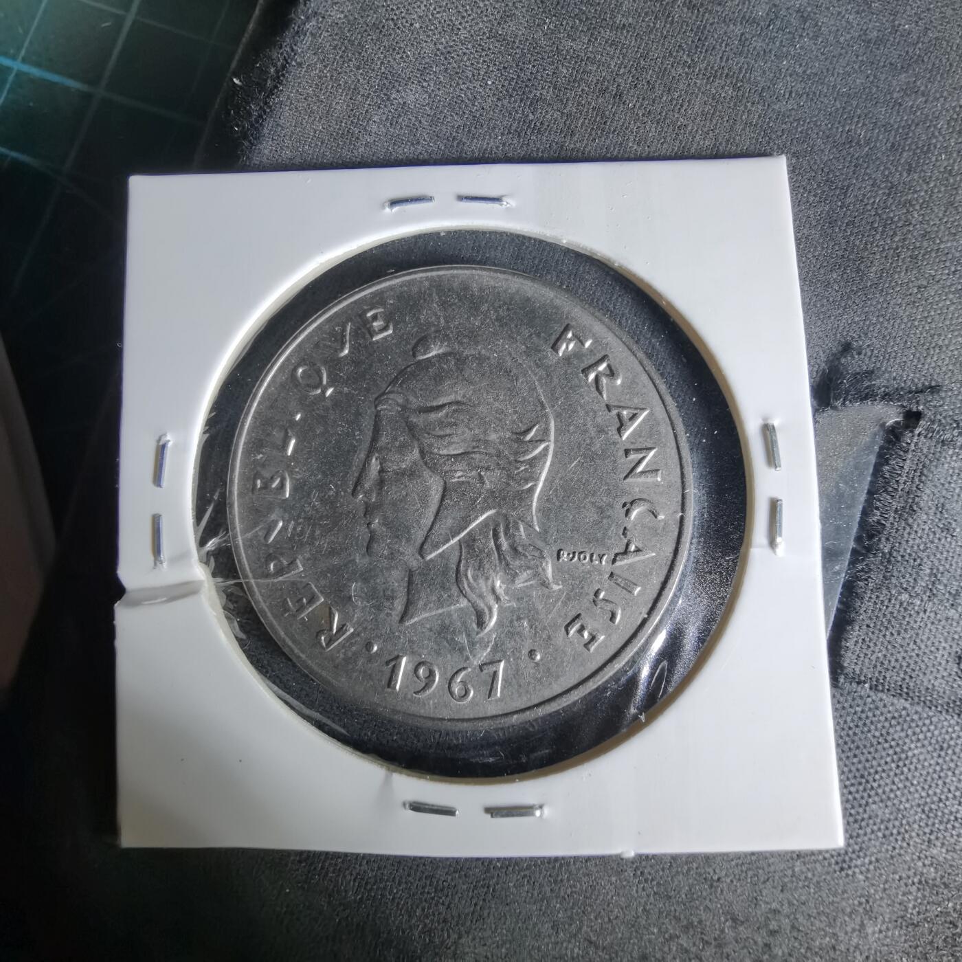 沼泽如烟--第1006场 法属新喀里多尼亚1967年50法郎