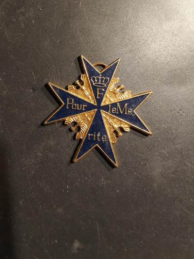 老王徽章第185期 - 德国蓝马克斯勋章   拷贝版