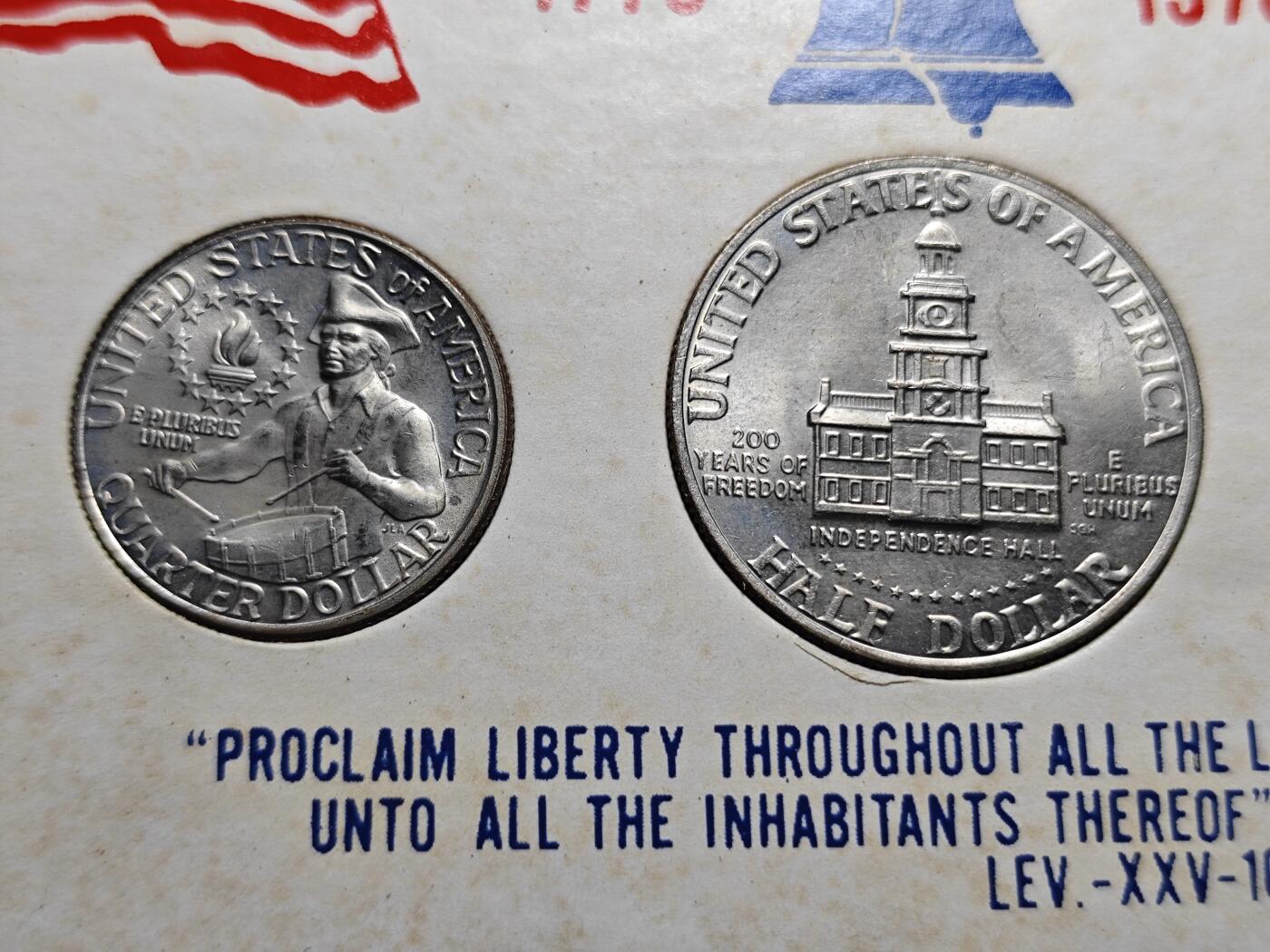 KK钱币收藏小铺   套币 批量/好品散币专场 2月预留时间 周末发货 1976 美国建国200周年纪念套币