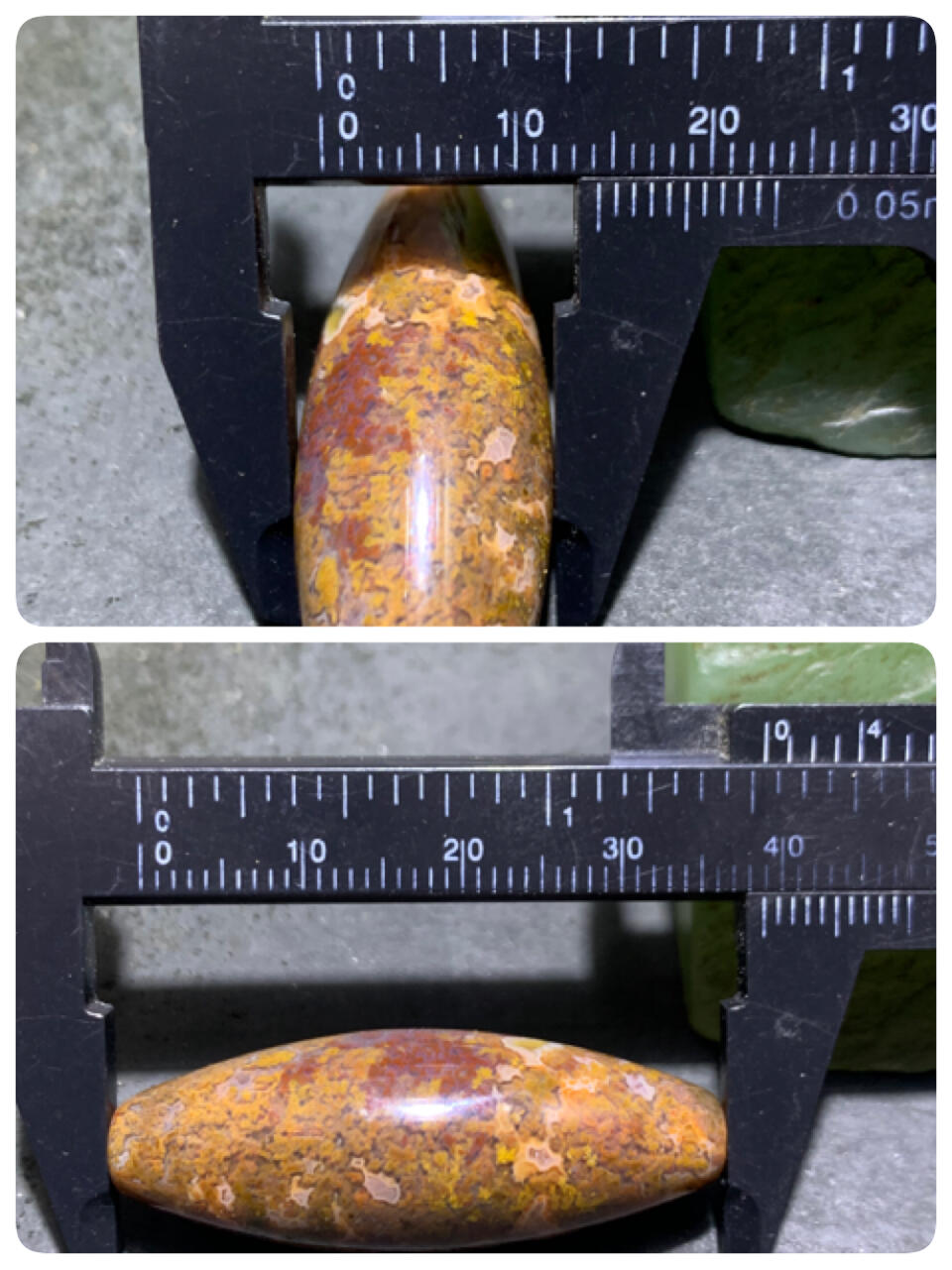 精美罕见冻料草花纹战国红玛瑙天珠形随形桶珠一个，