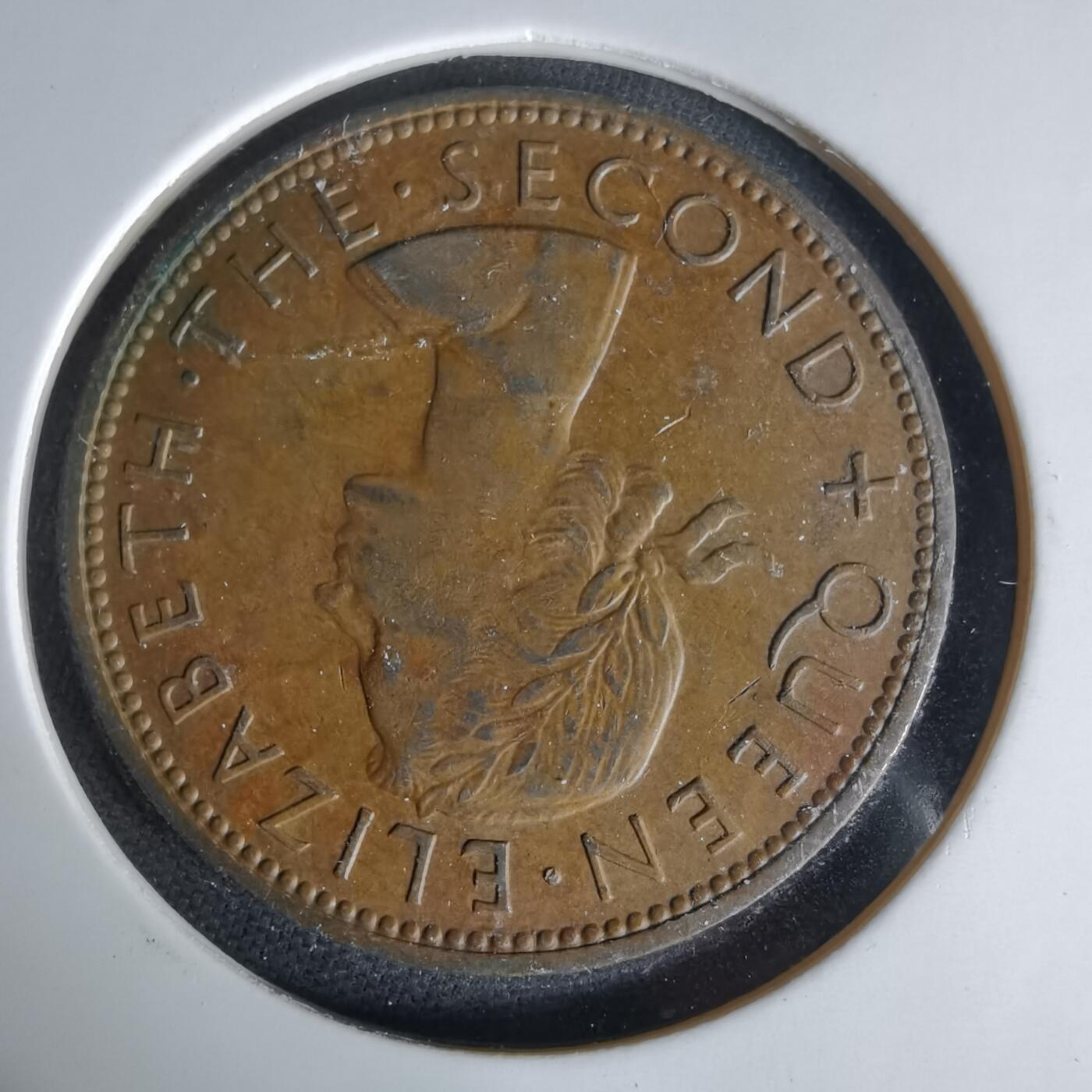 沼泽如烟--第1006场 新西兰1960年1便士