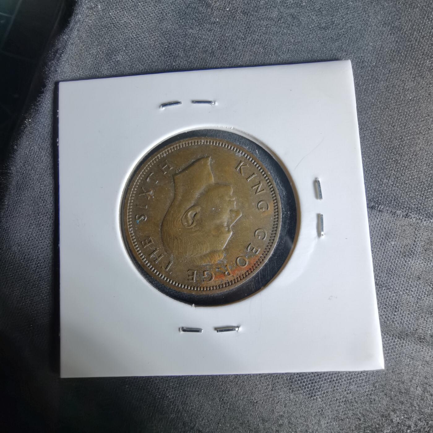 沼泽如烟--第1006场 新西兰1951年半便士