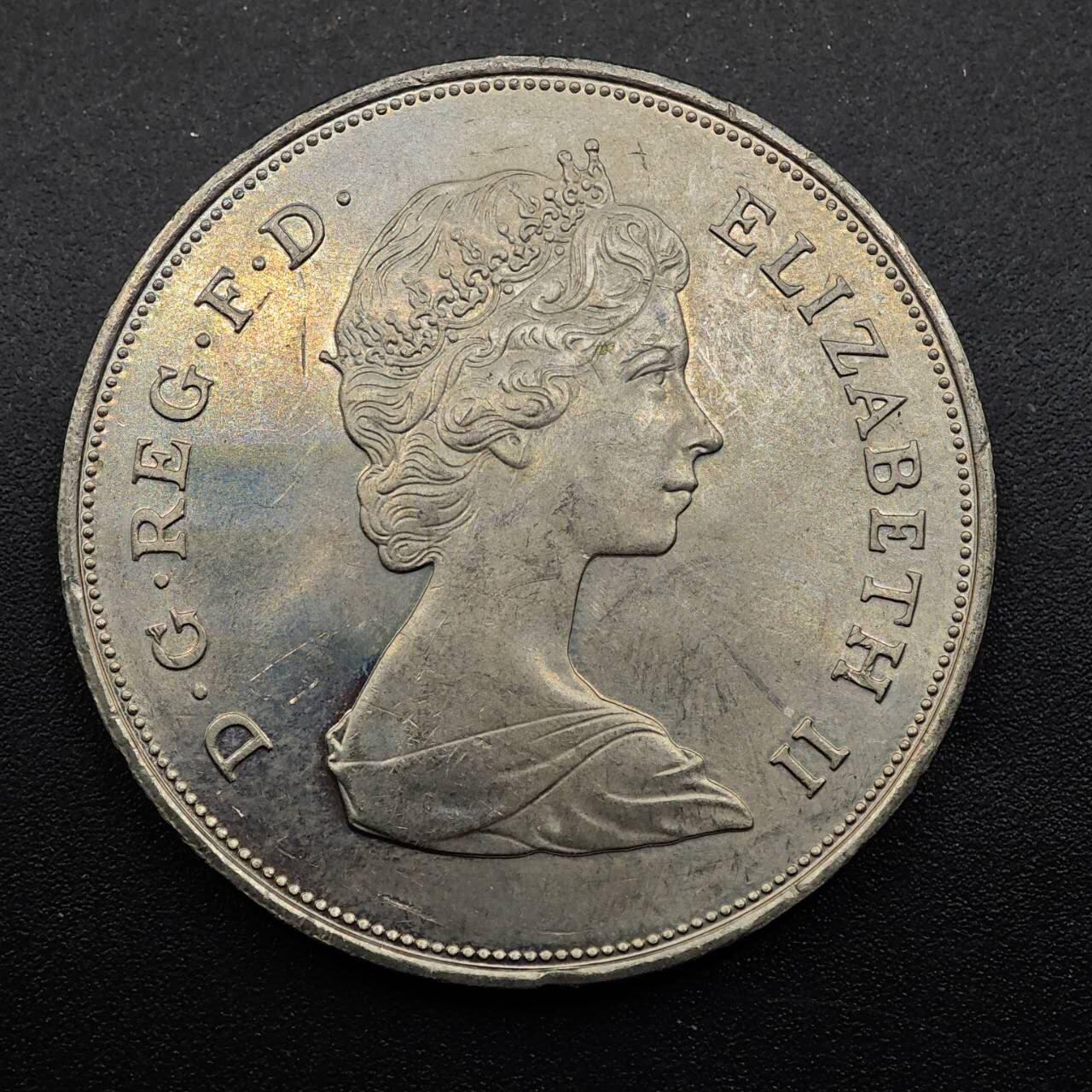 【淘币小摊】实时拍第八百七十四拍   银币散币场    每周一统一发货 英国1981年戴安娜王妃大婚克朗纪念币