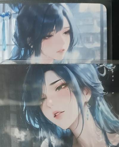 花开卡拍第61期（3月7号周六截拍，品控勿拍!!!拍品不寄存，运费5元（新疆需补运费差价或顺丰到付），自制卡难免瑕疵，可能存在轻微撞角爆边等出厂瑕疵，品控介意勿拍！） - 艺术甄选古风美女对卡