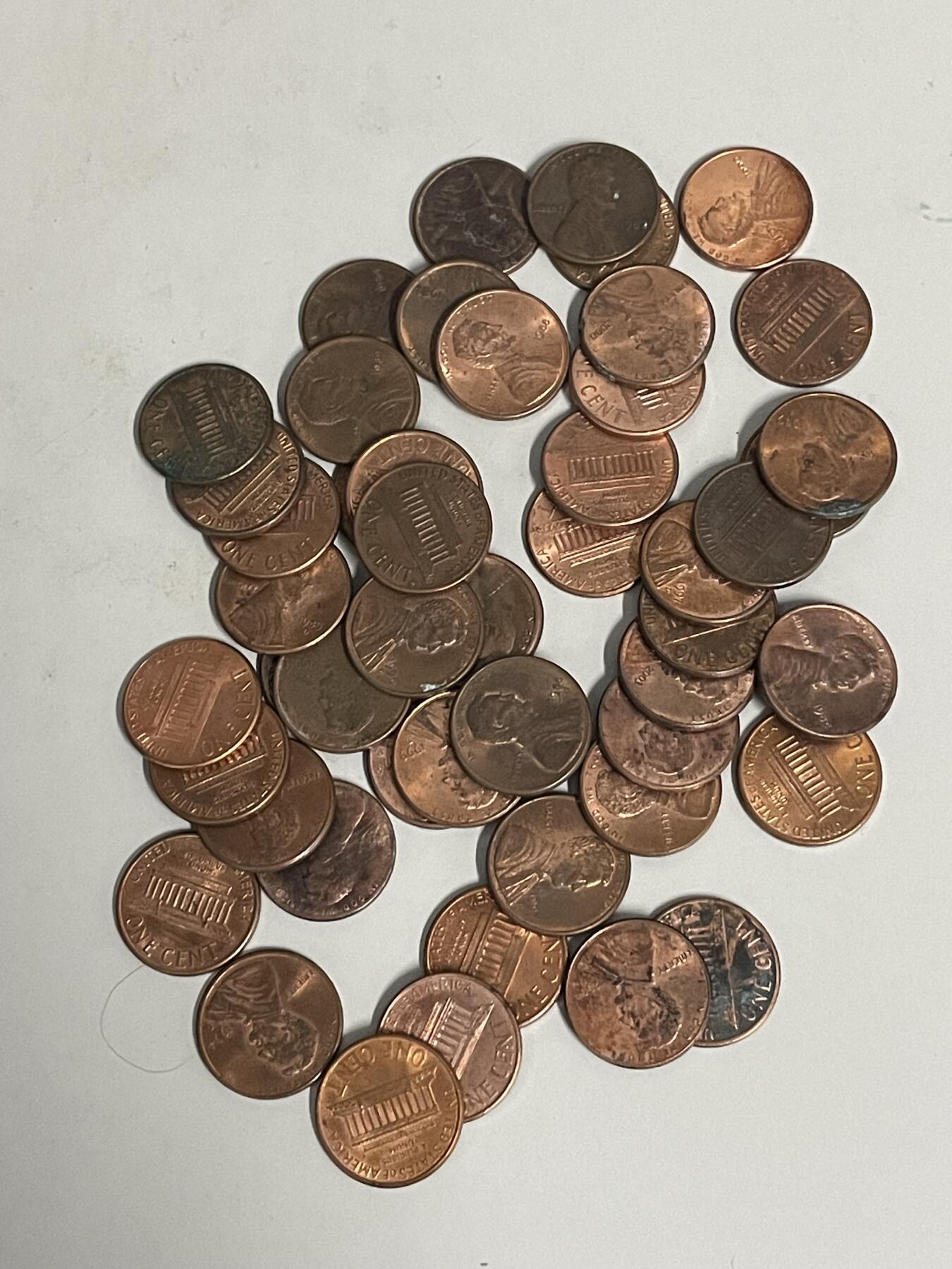 2026年第29场各国散币拍卖（总第179场） 美国1983-2008年1美分50枚