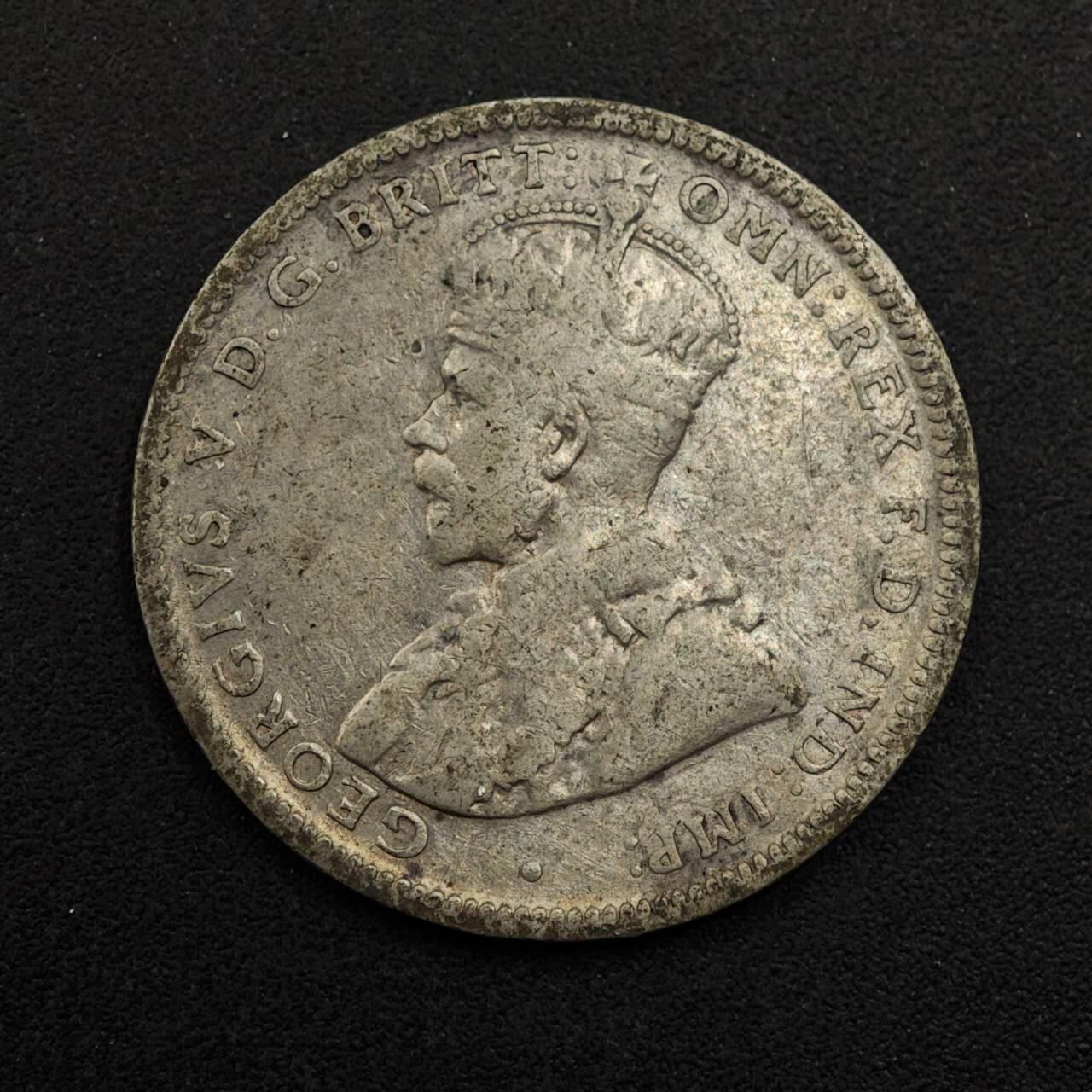 【淘币小摊】实时拍第八百七十四拍   银币散币场    每周一统一发货 澳大利亚1922年乔治五世一先令银币