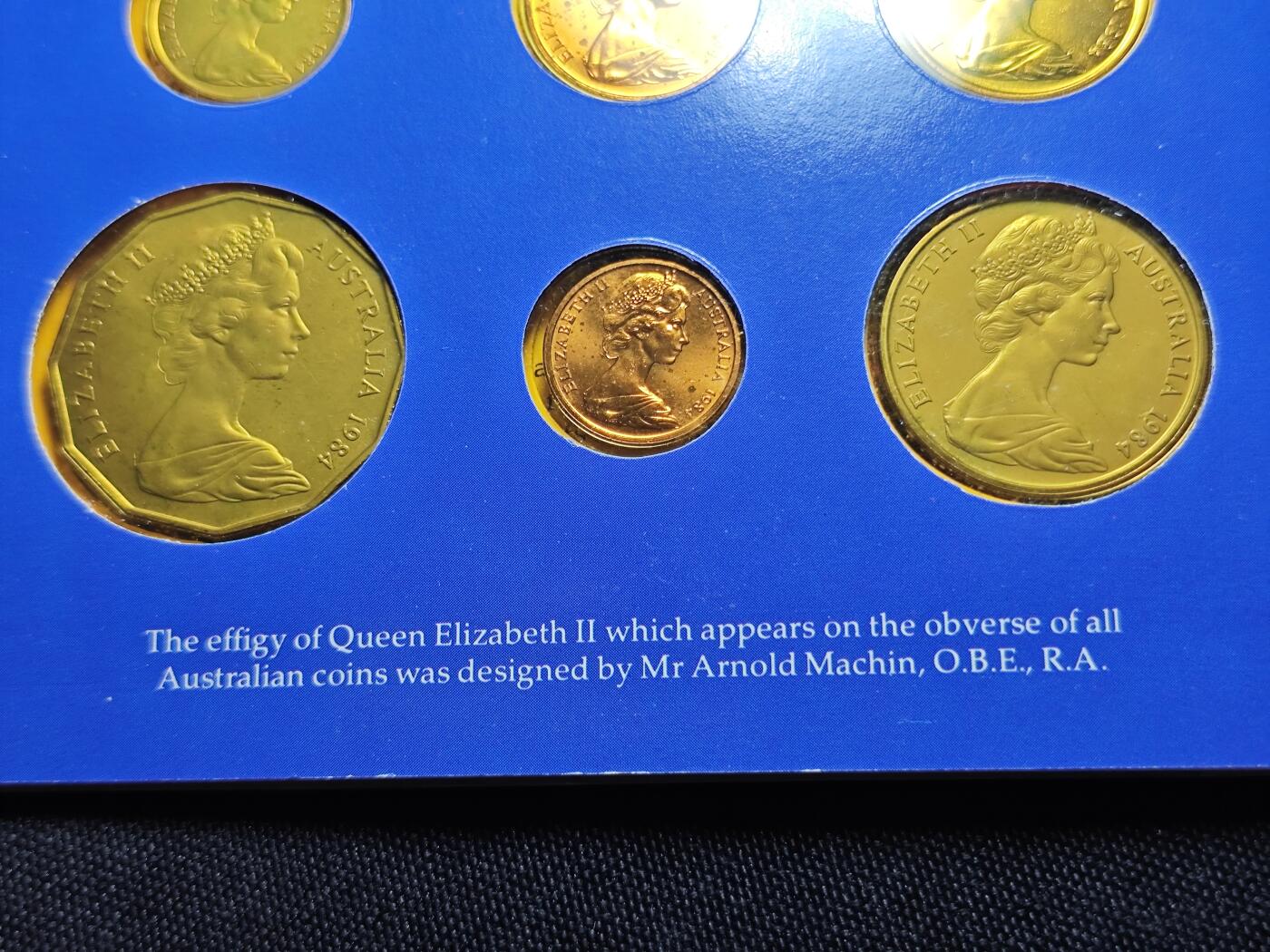 KK钱币收藏小铺   套币 批量/好品散币专场 2月预留时间 周末发货  1984澳大利亚大小面值清年一套