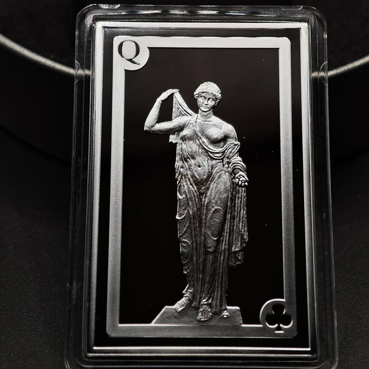 【淘币小摊】实时拍第八百七十三拍   银币套币场    每周一统一发货 喀麦隆2016年2500中非法郎部分彩色精制银币 同花顺-草头Q 17.5克999银 发行量：599 盒证全