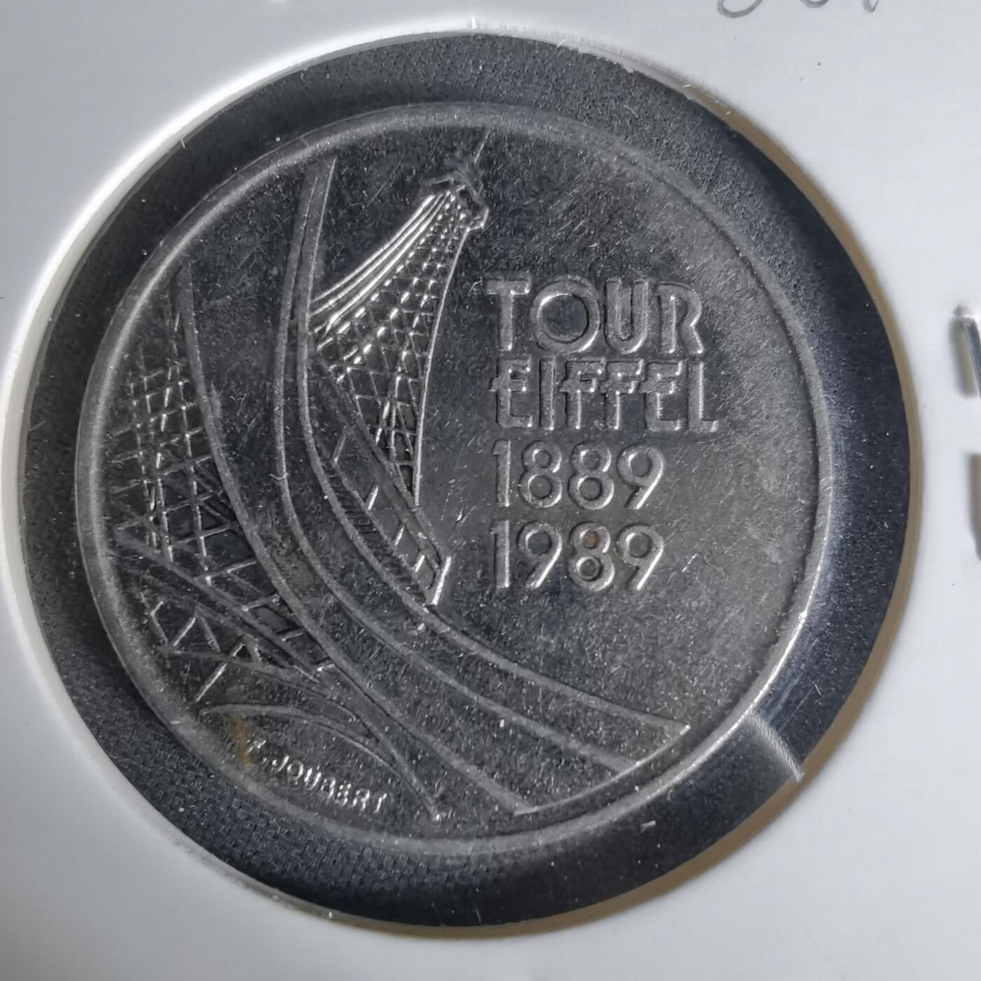 沼泽如烟--第1006场 法国1989年5法郎纪念币