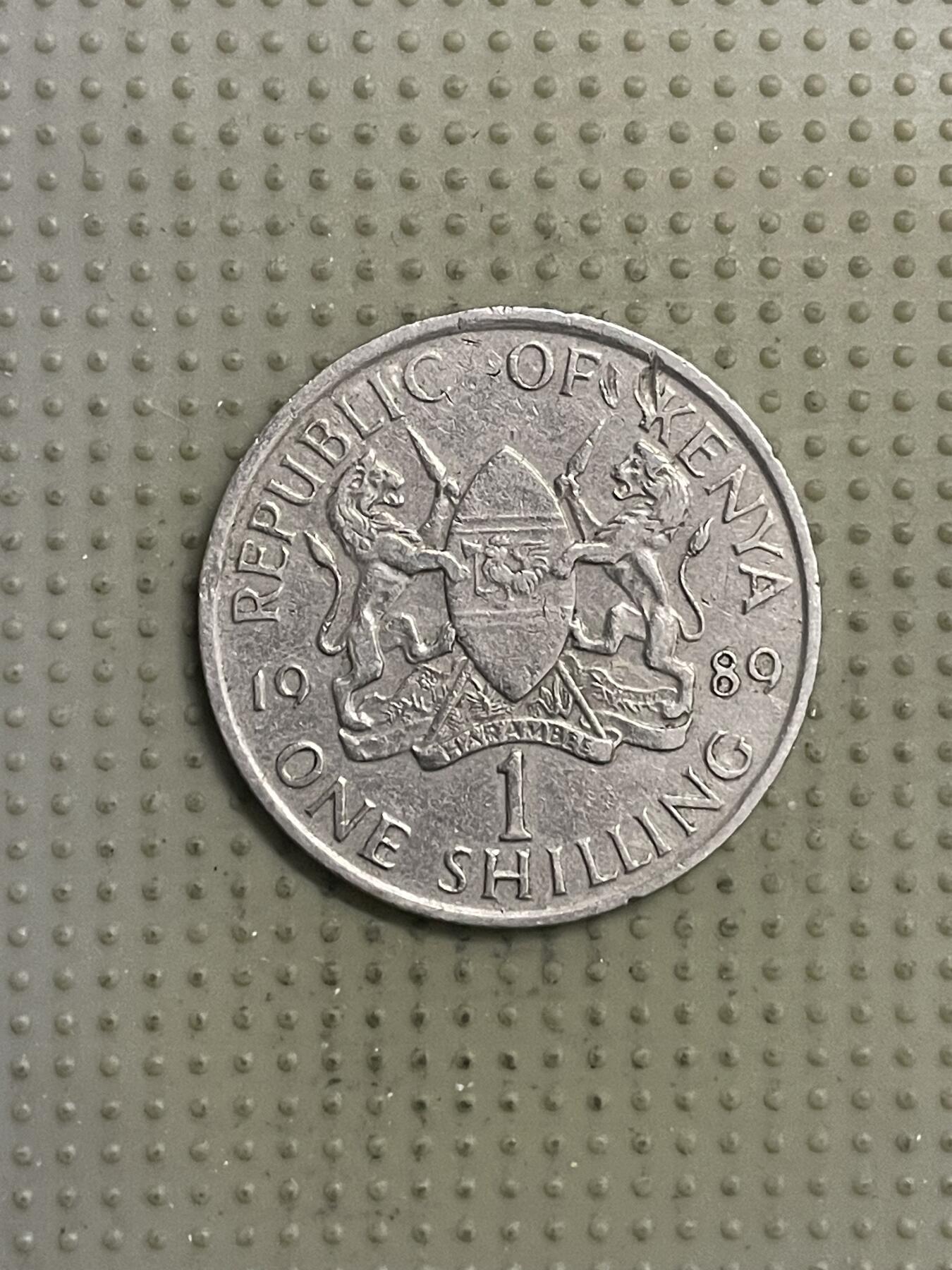 2026年第29场各国散币拍卖（总第179场） 肯尼亚1989年1先令