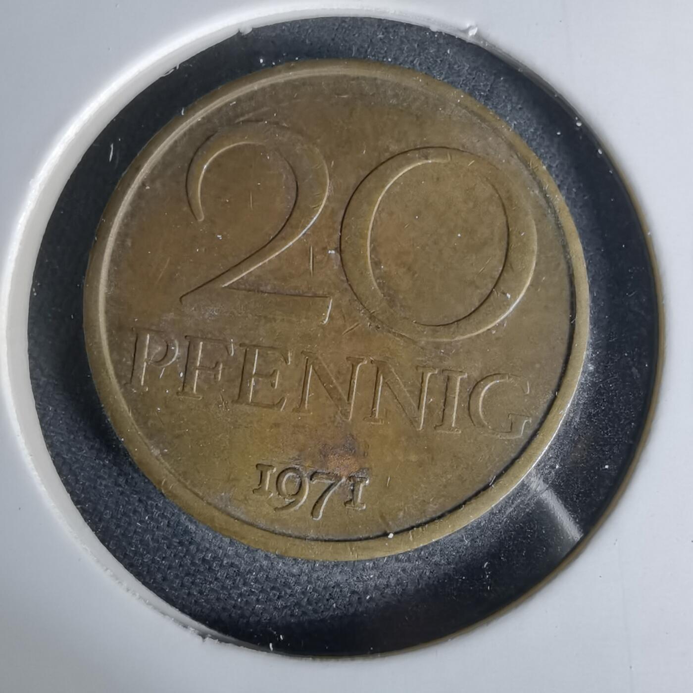 沼泽如烟--第1006场 东德1971年20芬尼