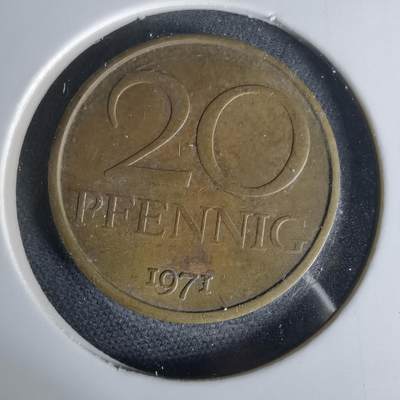 沼泽如烟--第1006场 - 东德1971年20芬尼