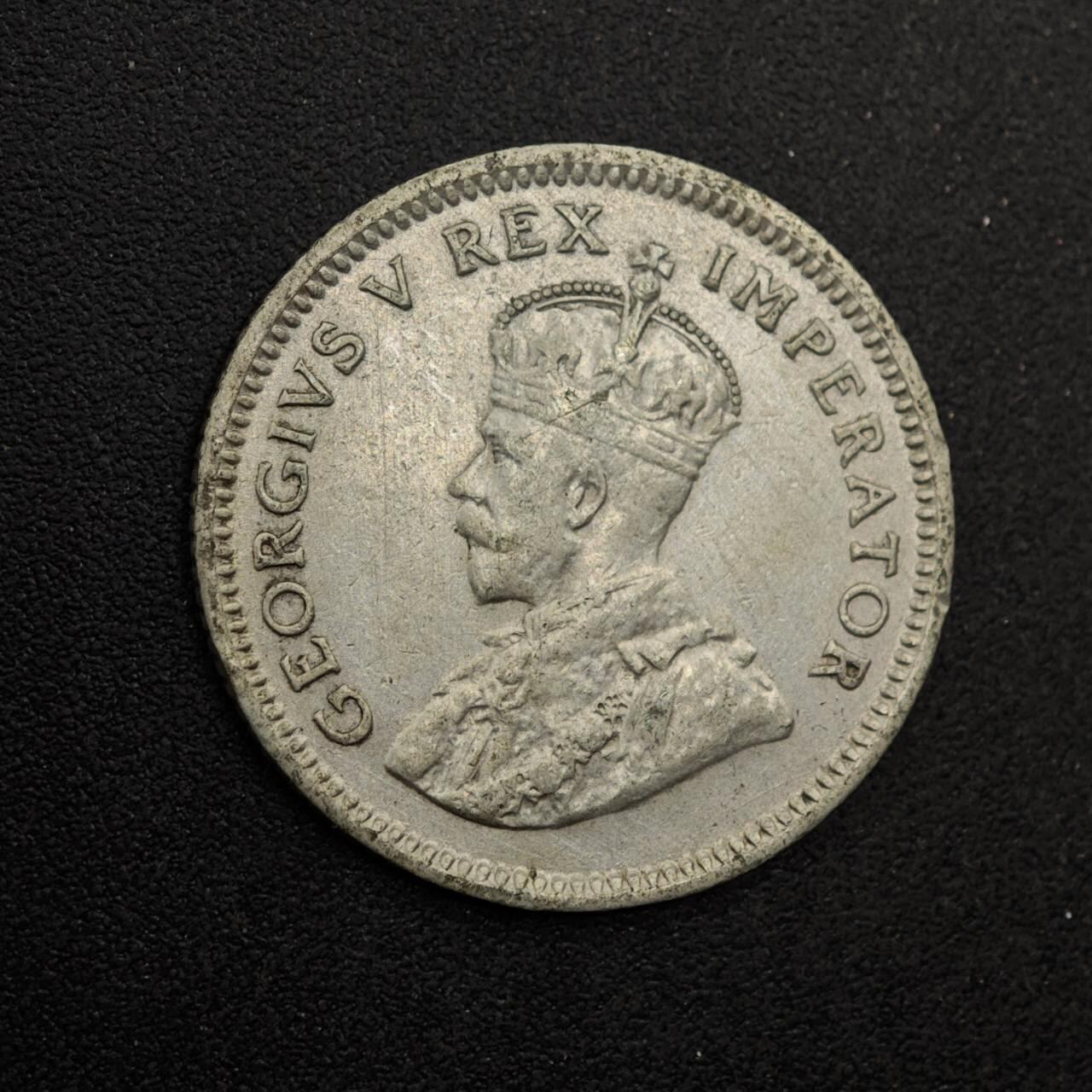 【淘币小摊】实时拍第八百七十四拍   银币散币场    每周一统一发货 南非1927年乔治五世6便士银币