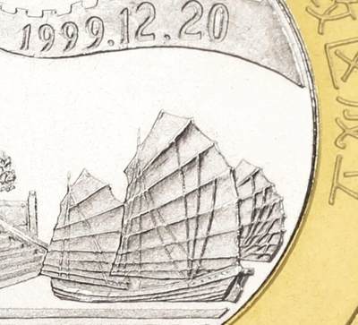 1997/1999年香港澳门回归纪念币一套4枚，10元面值，双色金属材质。一套包含香港、澳门各两枚，有氧化，细节清晰。保真收藏，按图发货！ 1997/1999年香港澳门回归纪念币一套4枚，10元面值，双色金属材质。一套包含香港、澳门各两枚，有氧化，细节清晰。保真收藏，按图发货！