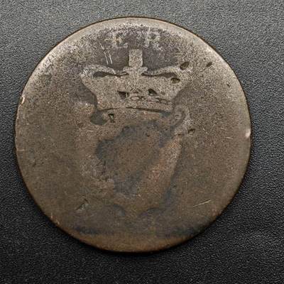 【淘币小摊】实时拍第八百七十四拍   银币散币场    每周一统一发货 - 爱尔兰乔治四世一便士铜币