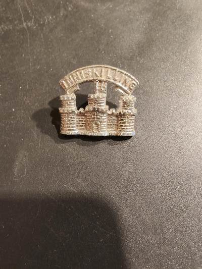 老王徽章第185期 - 英国第8恩尼斯基林龙骑兵团领章    女王时期