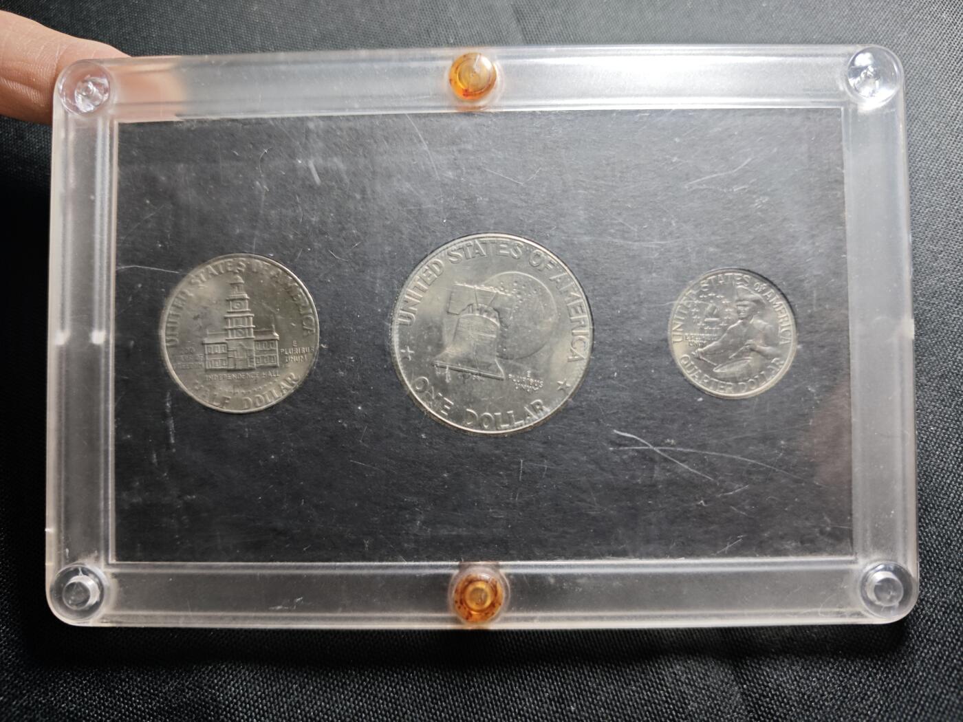 KK钱币收藏小铺   套币 批量/好品散币专场 2月预留时间 周末发货  1976美国建国200周年纪念套币